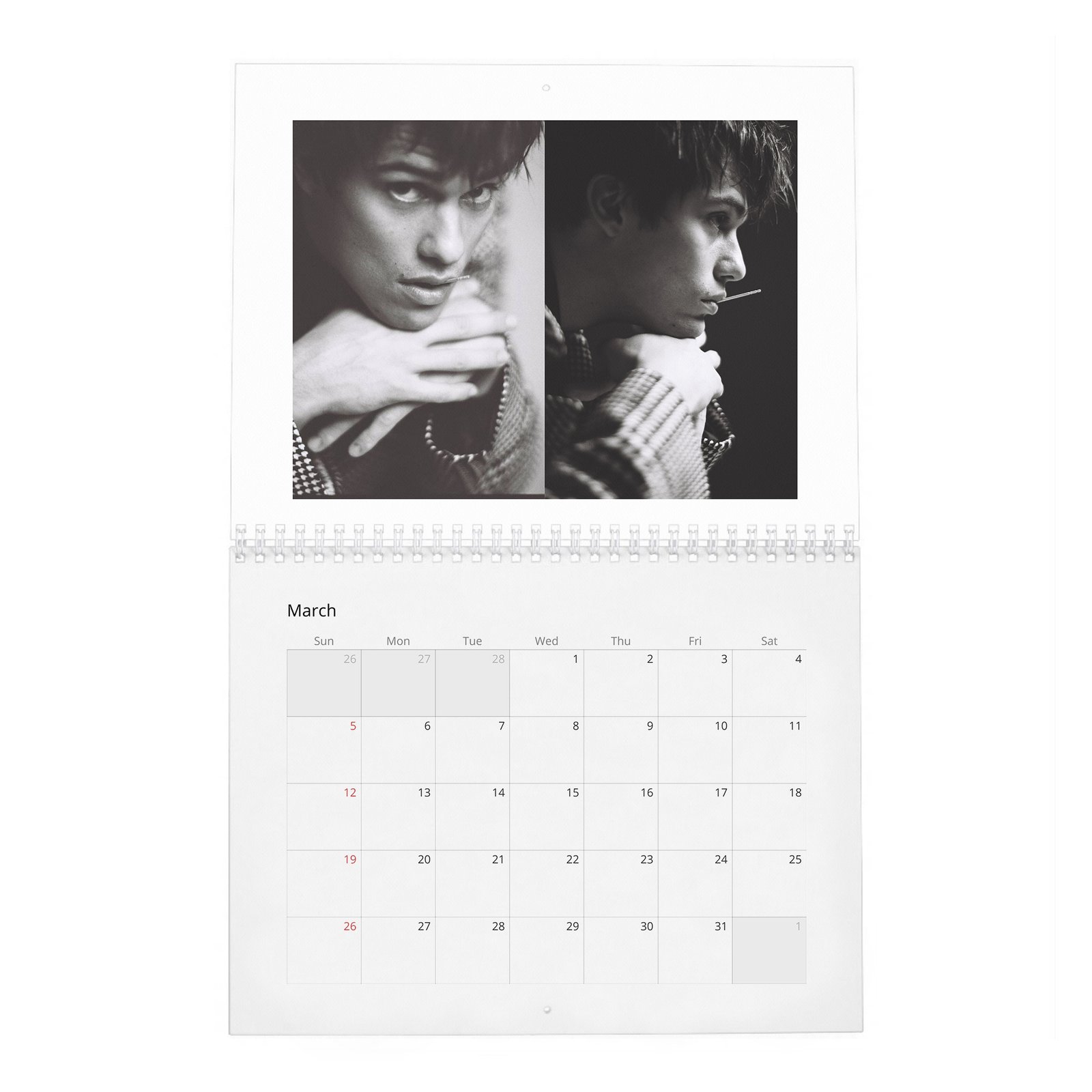 03 Nicholas Galitzine - In Conversation 2027 Wall Calendar