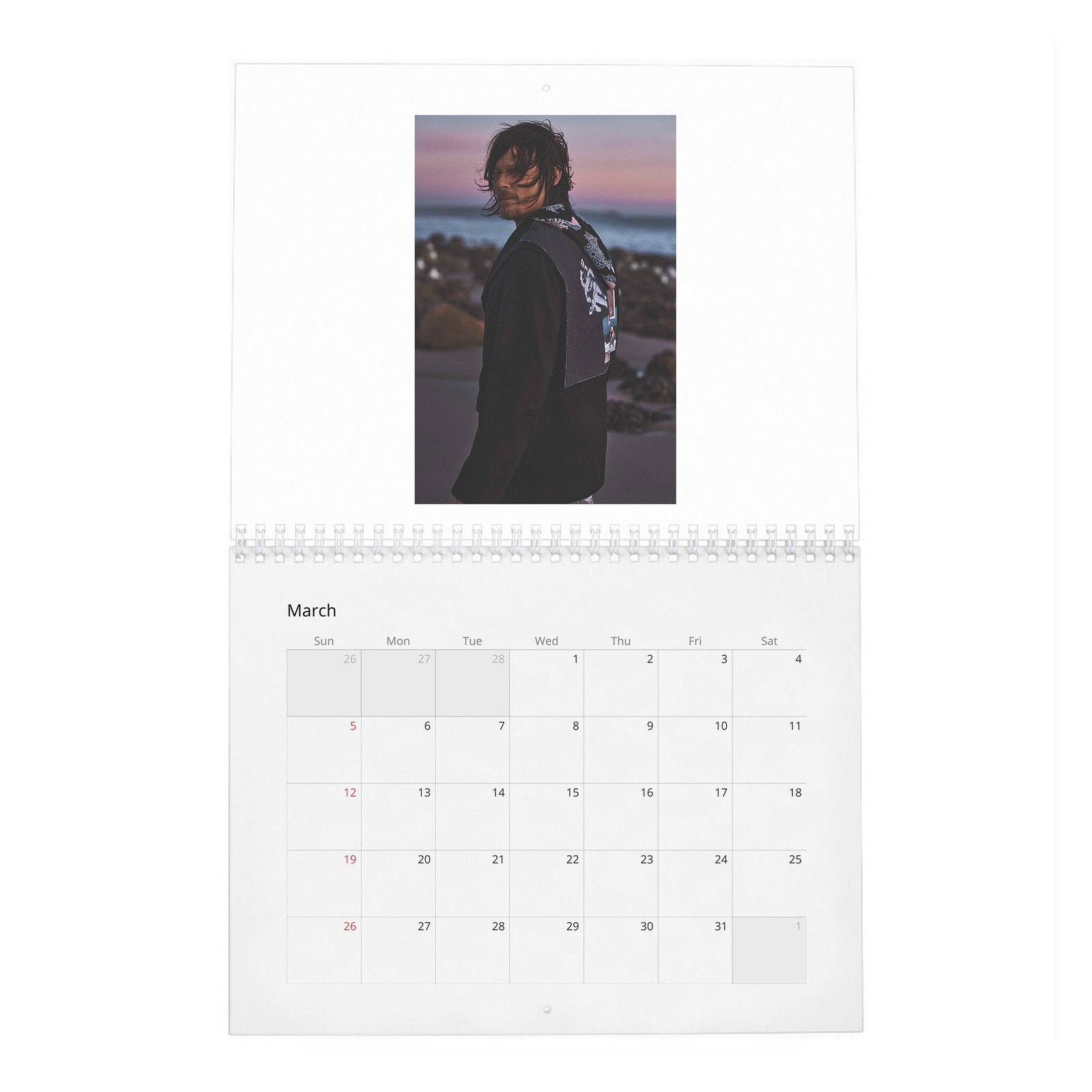 Norman Reedus - Flaunt Vol.2 2027 Wall Calendar