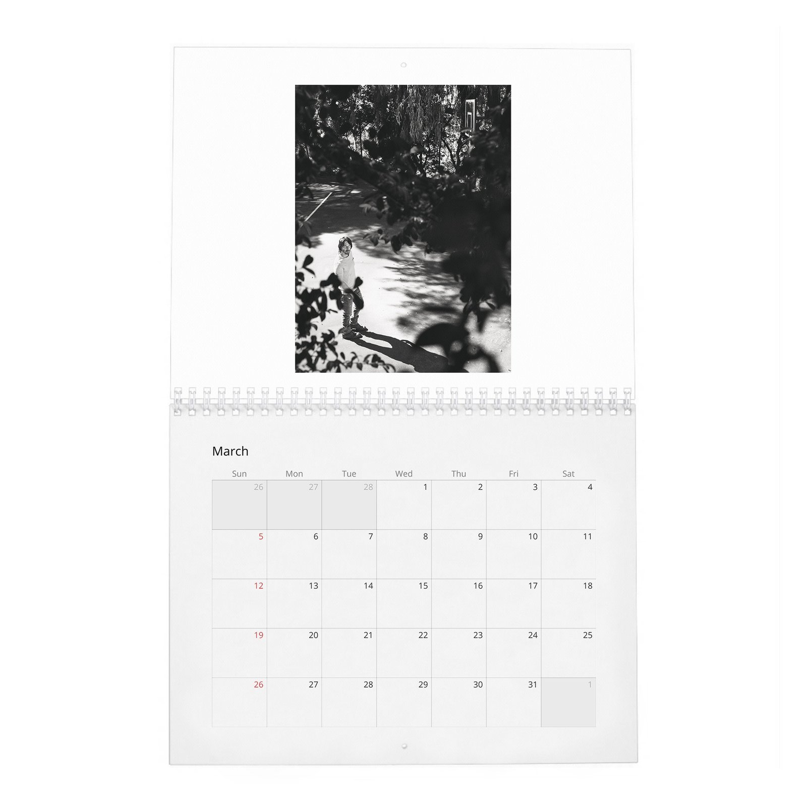 03 Keanu Reeves - Head Up 2027 Wall Calendar