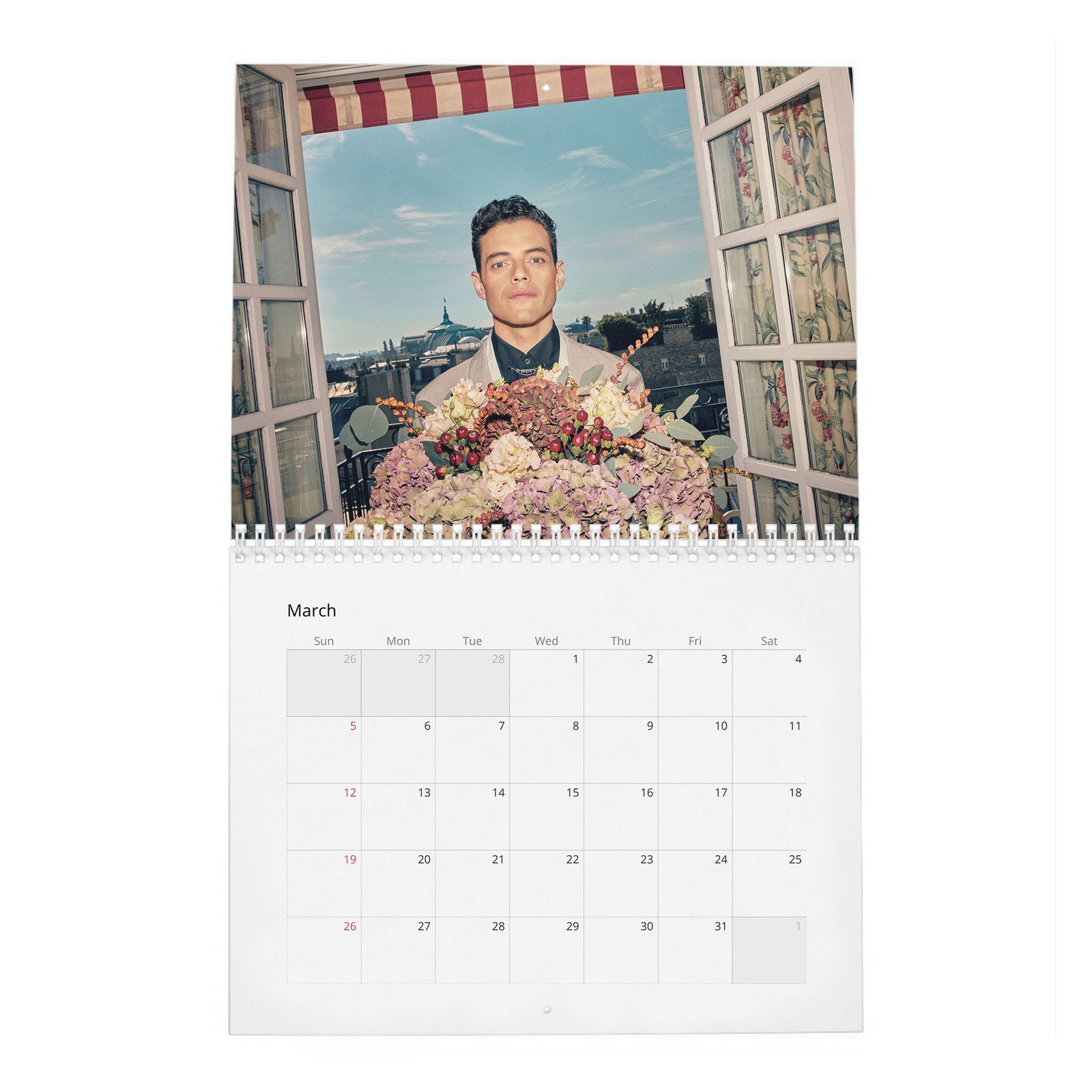 Rami Malek - Without Limits 2027 Wall Calendar