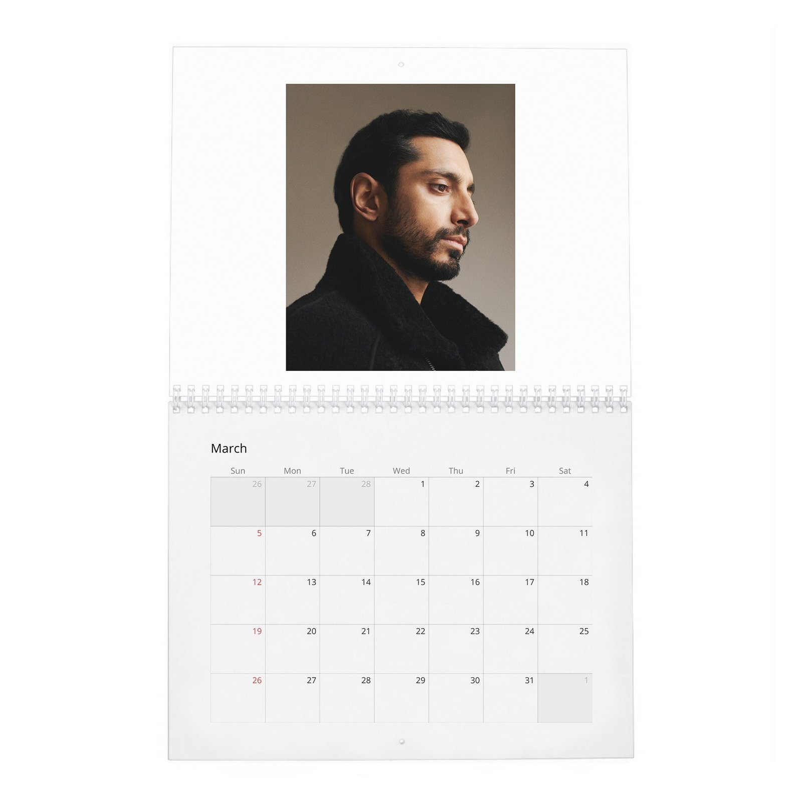 03 Riz Ahmed - Identity And Diversity 2027 Wall Calendar