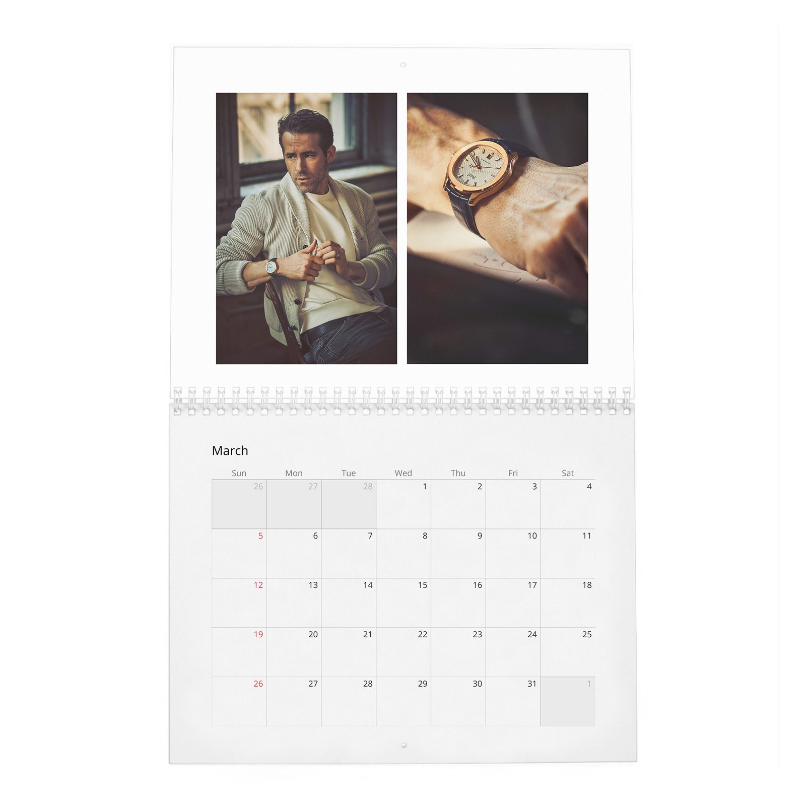 03 Ryan Reynolds - What Keeps Up At Night 2027 Wall Calendar