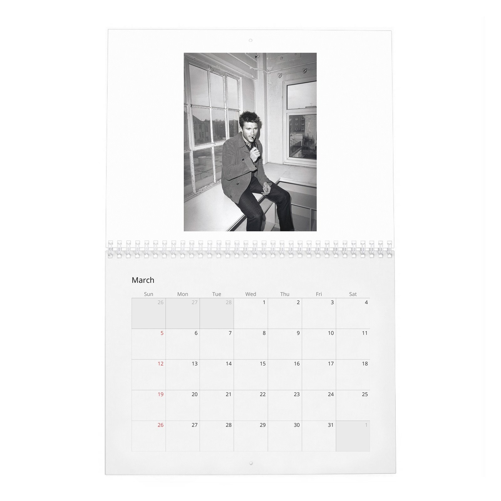 03 Scott Eastwood - Fork In The Road 2027 Wall Calendar