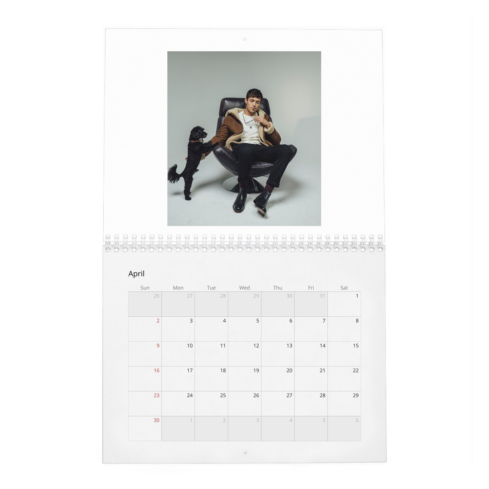 04 Jonah Hauer-King - Ready For His Close-Up 2027 Wall Calendar