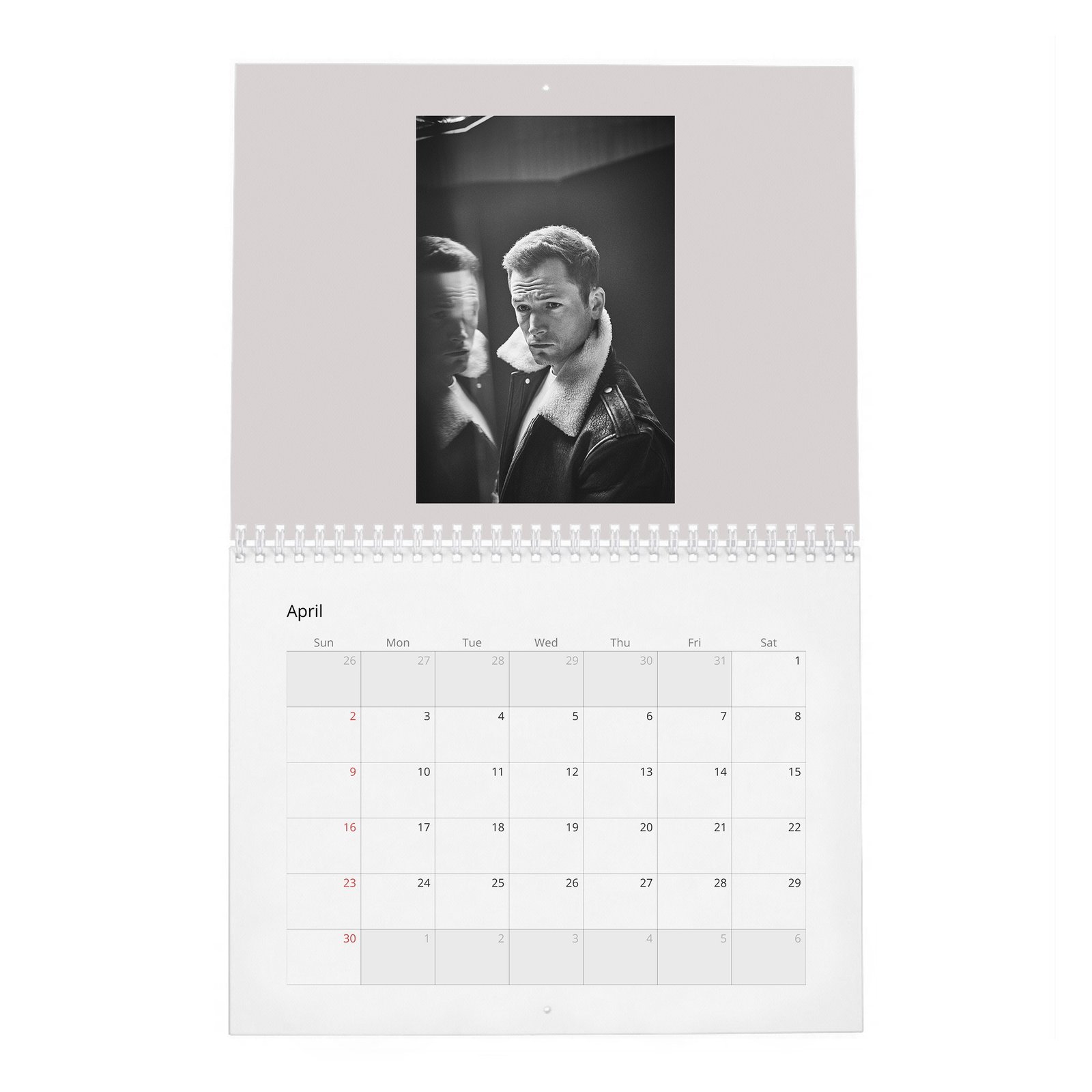 04 Taron Egerton - Flaunt 2027 Wall Calendar