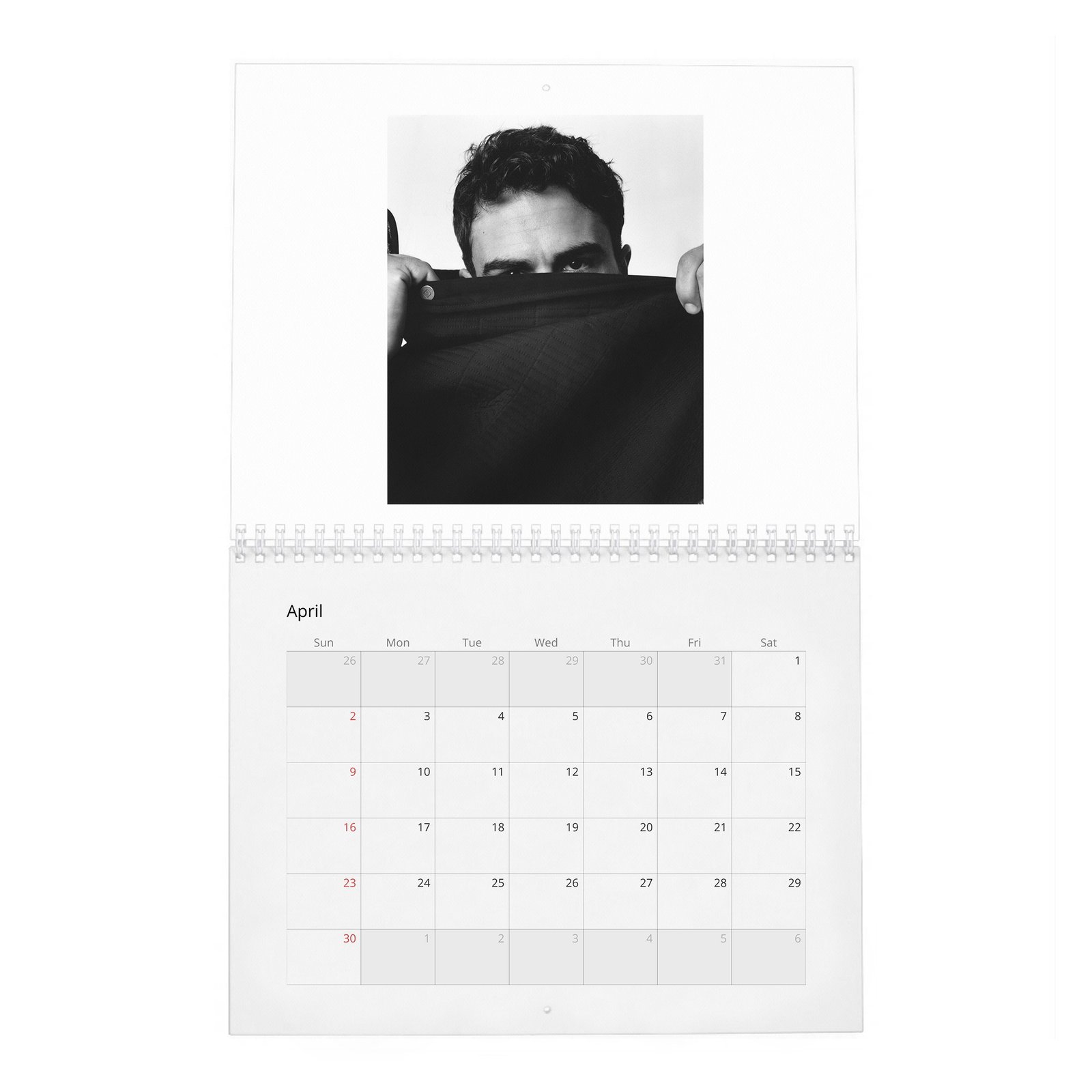 04 Theo James - Objectification And Being A Heart-Throb 2027 Wall Calendar