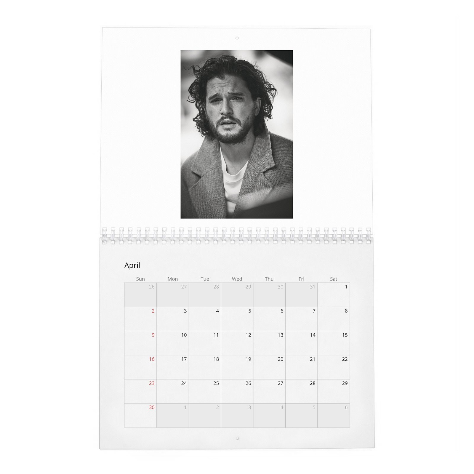 04 Kit Harington - The End Of The Thrones Empire 2027 Wall Calendar