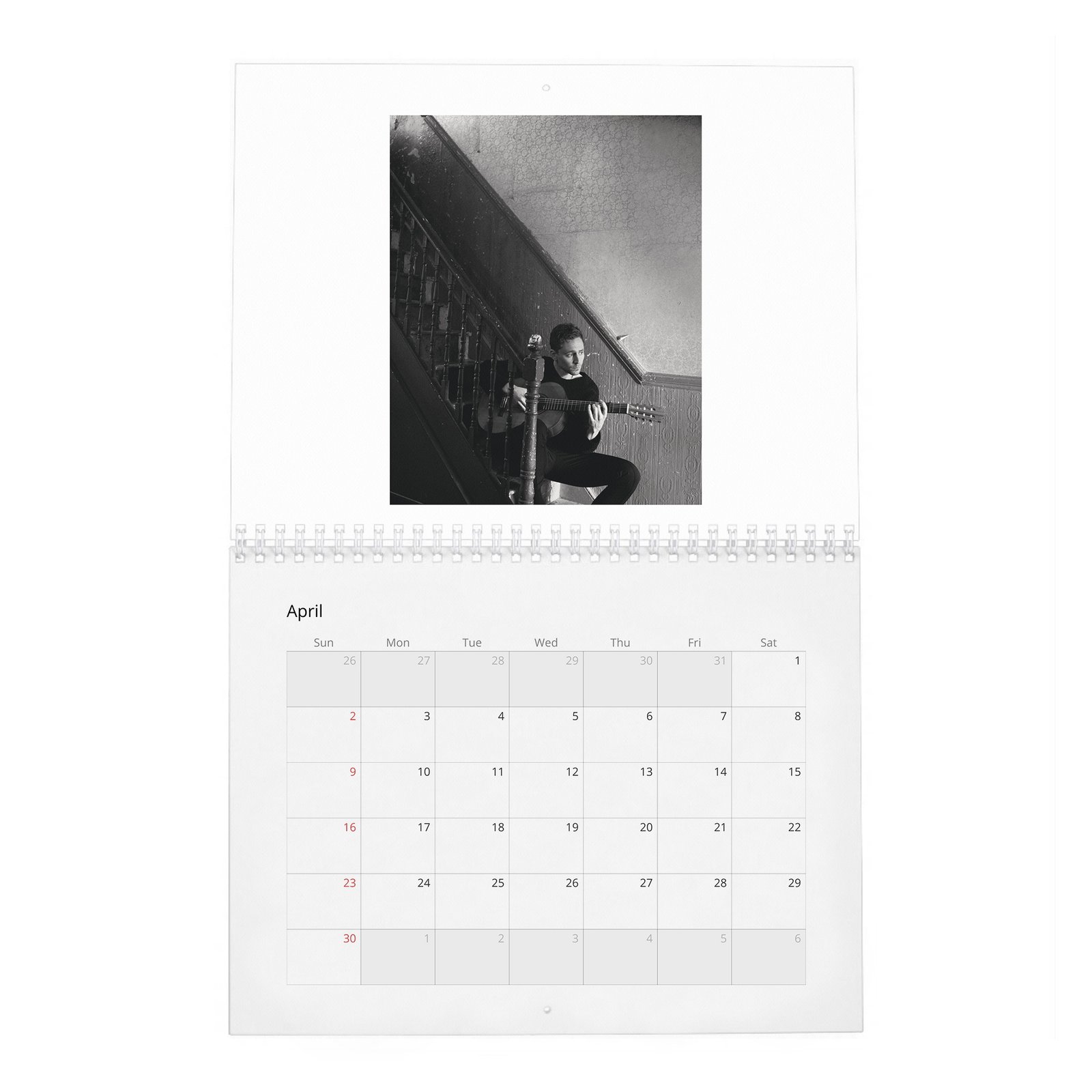 04 Tom Hiddleston - Flaunt 2027 Wall Calendar