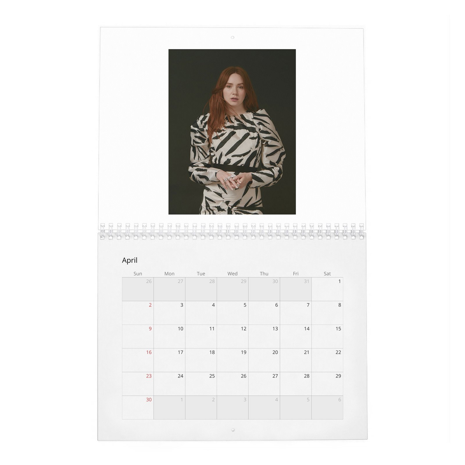 04 Karen Gillan - Comfortable Improvising 2027 Wall Calendar