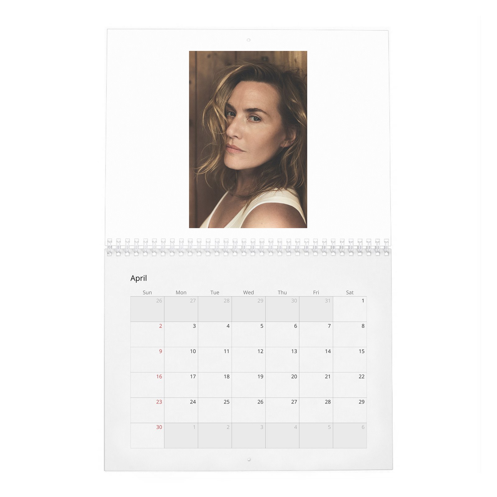 04 Kate Winslet - Truth Be Told 2027 Wall Calendar