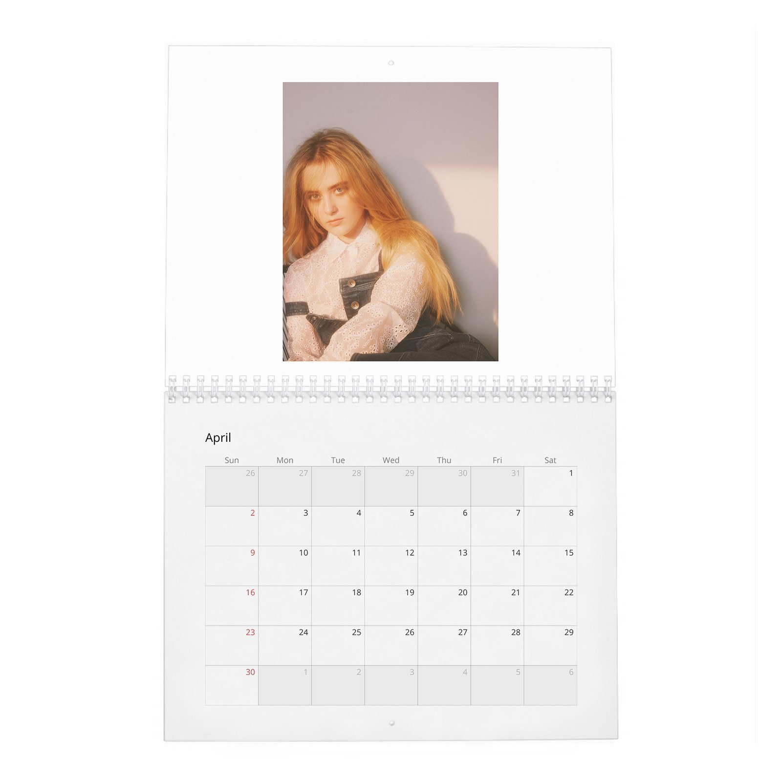 04 Kathryn Newton - Think Young, Play Hard 2027 Wall Calendar