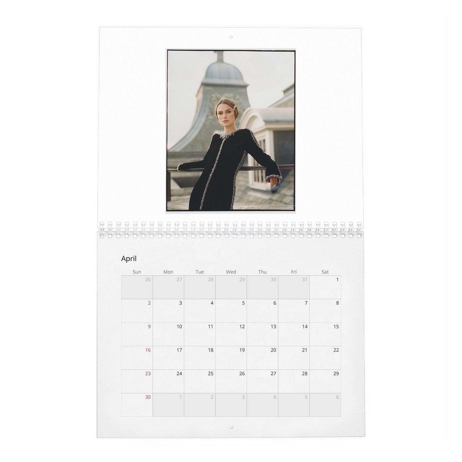 04 Keira Knightley - Bold And Beautiful 2027 Wall Calendar