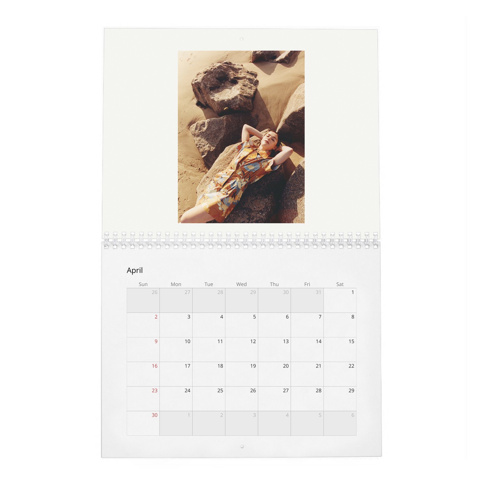 04 Kiernan Shipka - Flaunt 2027 Wall Calendar