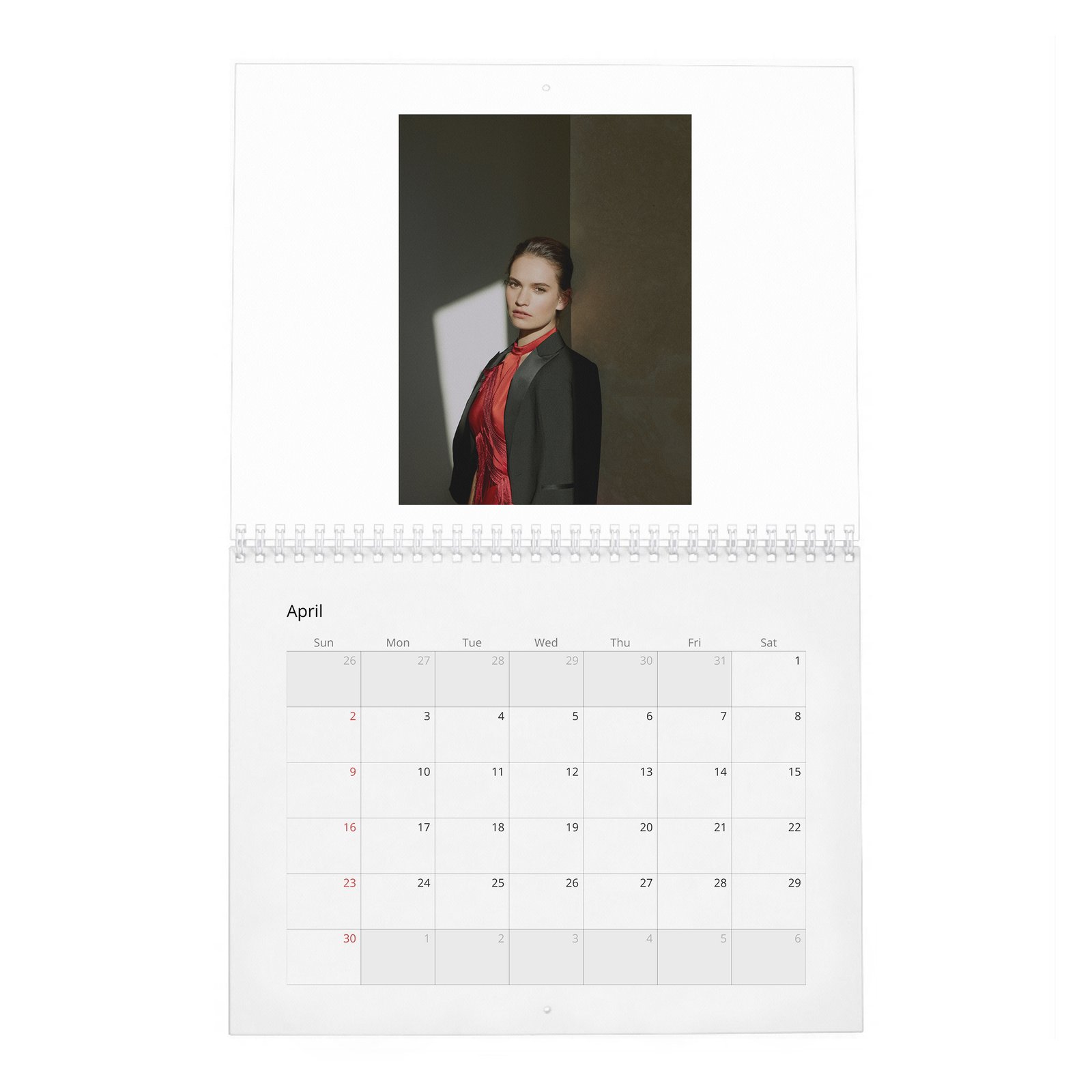 Lily James - Once Upon A Dreamland 2027 Wall Calendar