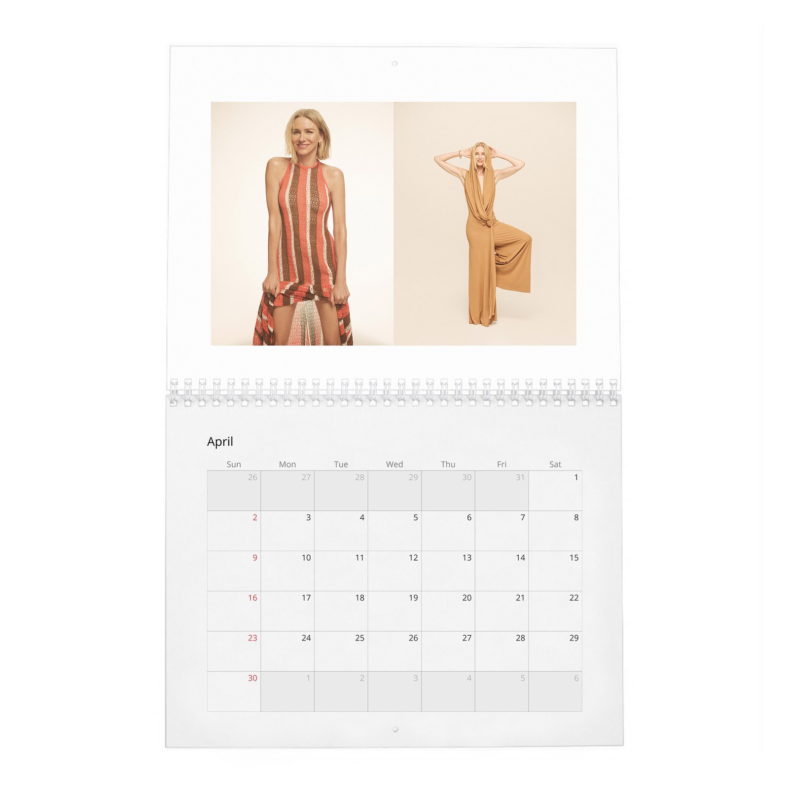 04 Naomi Watts - Breaking Taboos 2027 Wall Calendar