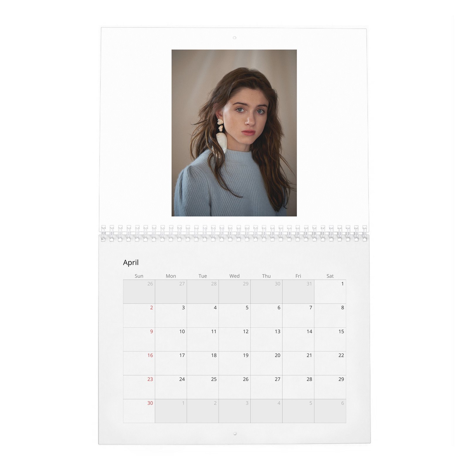 04 Natalia Dyer - Inner Child 2027 Wall Calendar