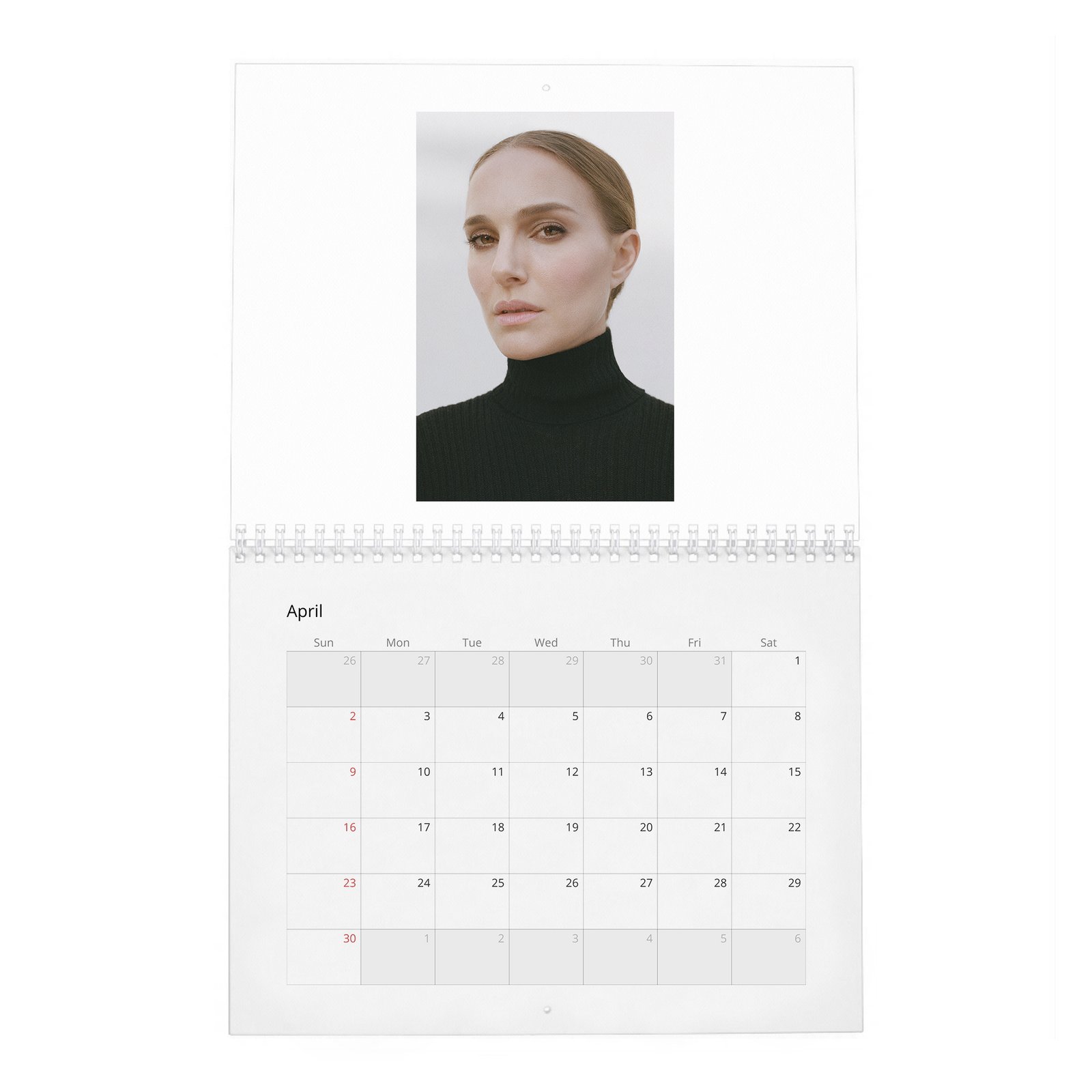 04 Natalie Portman - Scent of Love 2027 Wall Calendar