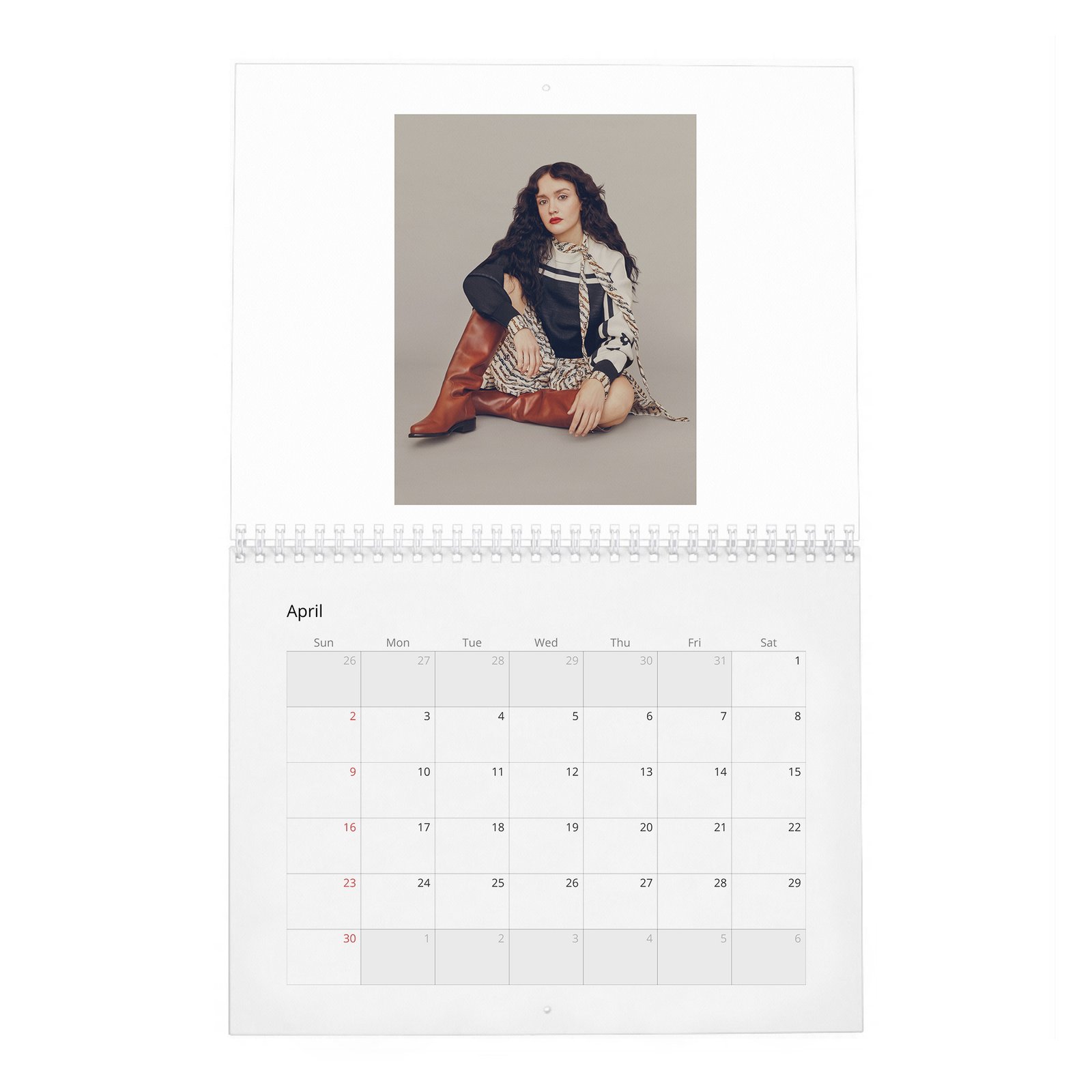 04 Olivia Cooke - Laterals 2027 Wall Calendar