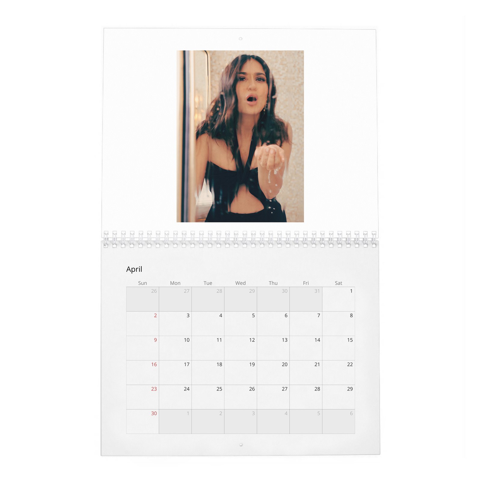 Salma Hayek - Settles In 2027 Wall Calendar