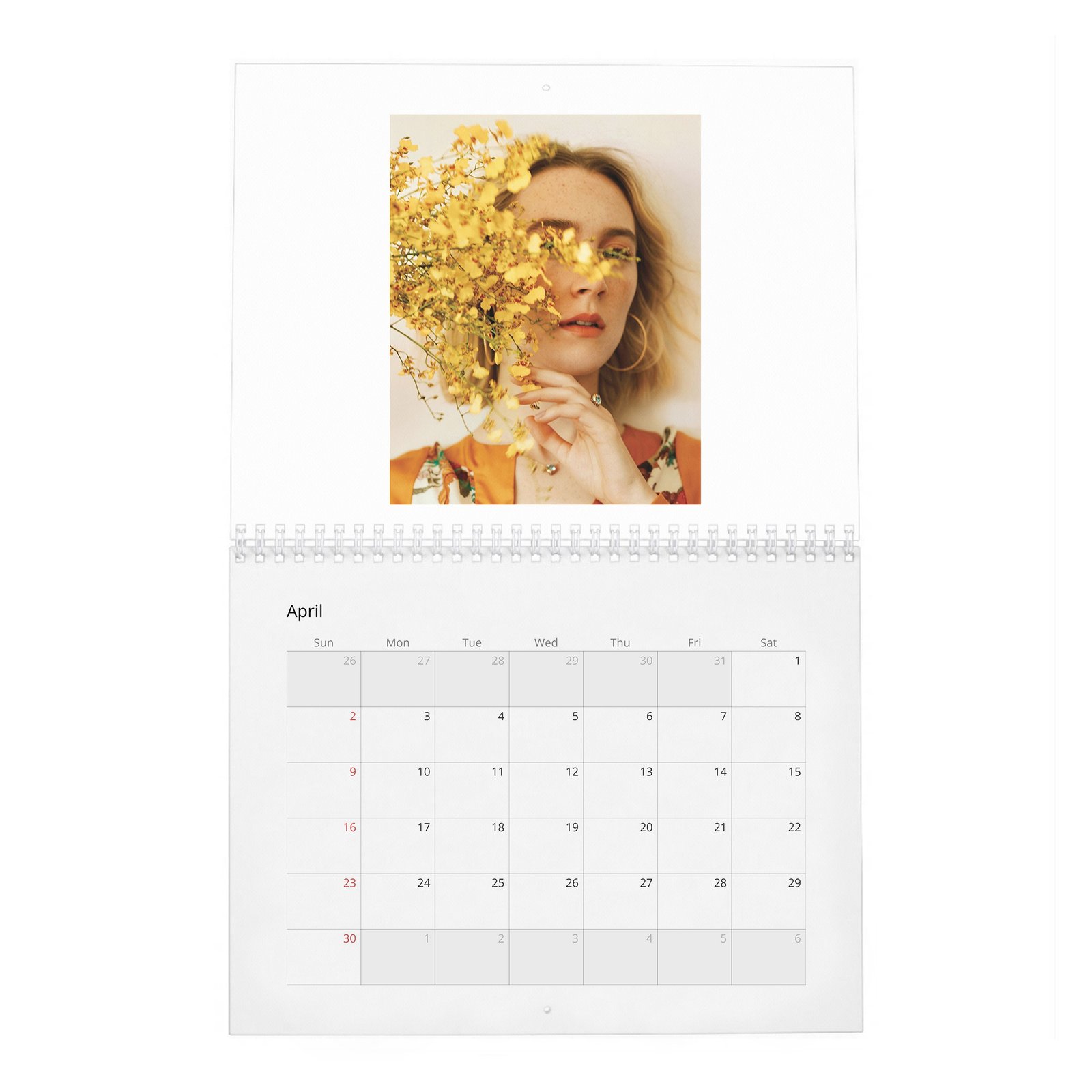 04 Saoirse Ronan - Our Newest Jo March 2027 Wall Calendar