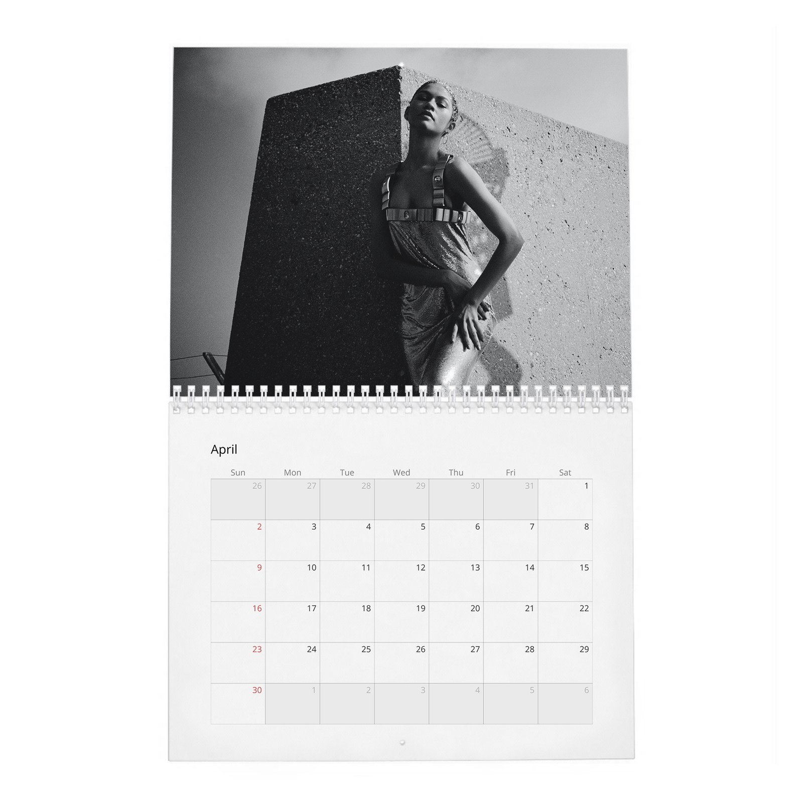 04 Zendaya - Future Human 2027 Wall Calendar