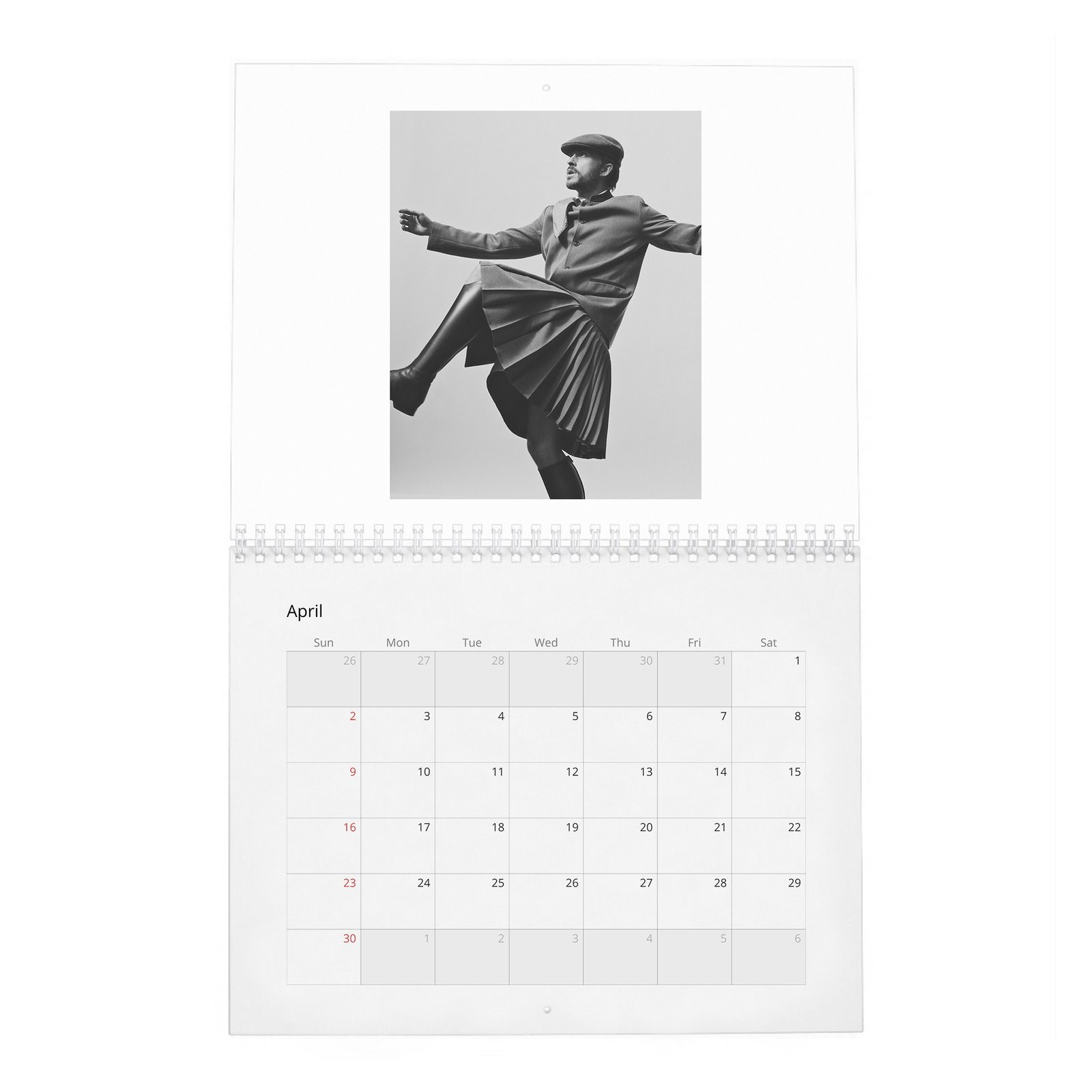 Jonathan Bailey - The Gentleman 2027 Wall Calendar