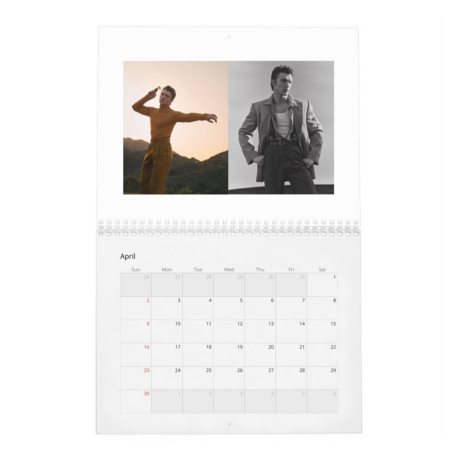 04 Connor Storrie - The Portrait Of A Star 2027 Wall Calendar