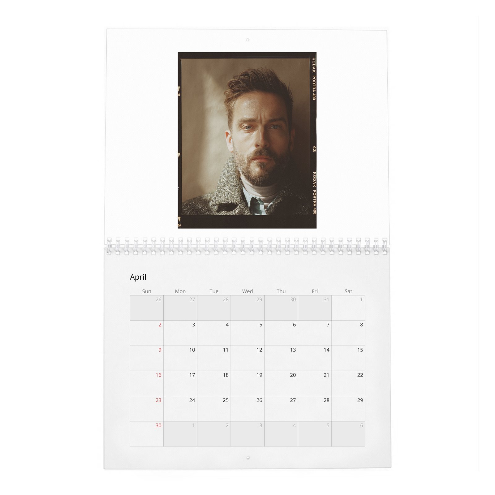 04 Tom Mison - Laterals 2027 Wall Calendar