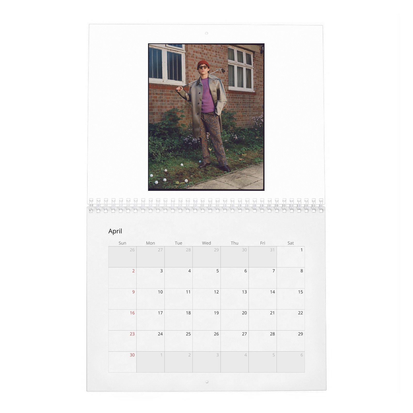 Tom Holland - The Center Of The Web 2027 Wall Calendar