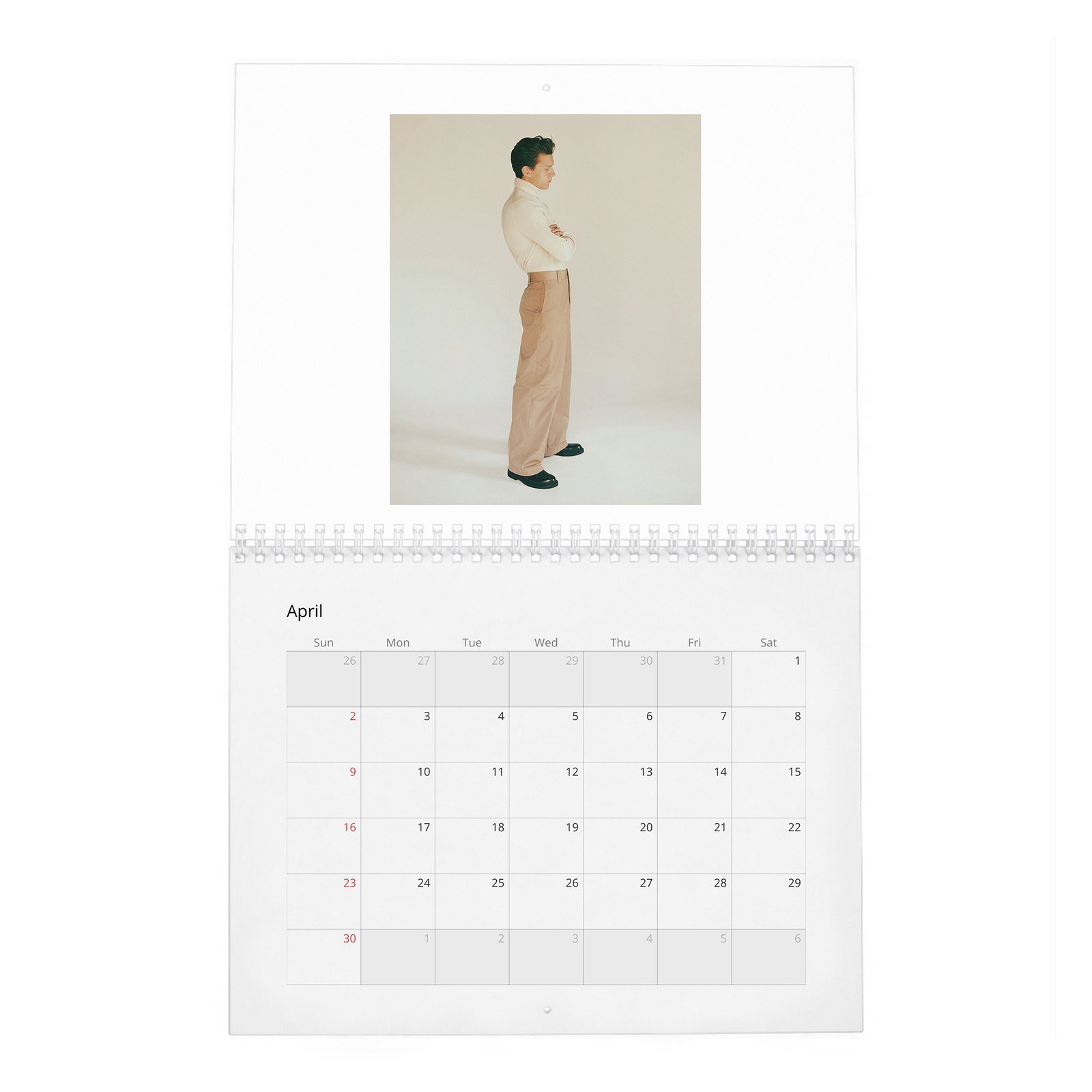 Tom Holland - Braces For Impact 2027 Wall Calendar