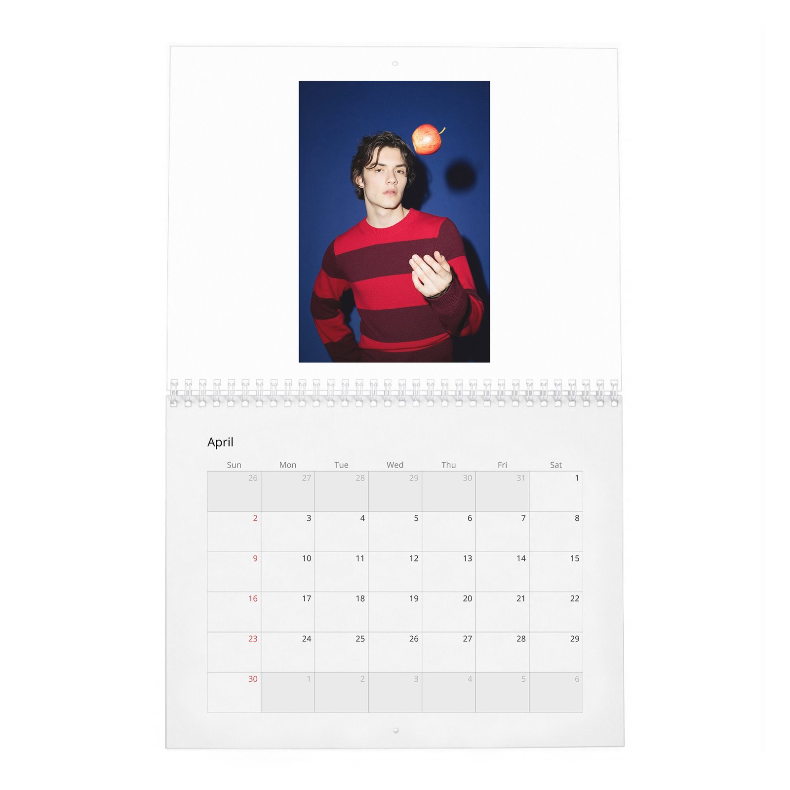 Louis Partridge - Rises And Shines 2027 Wall Calendar