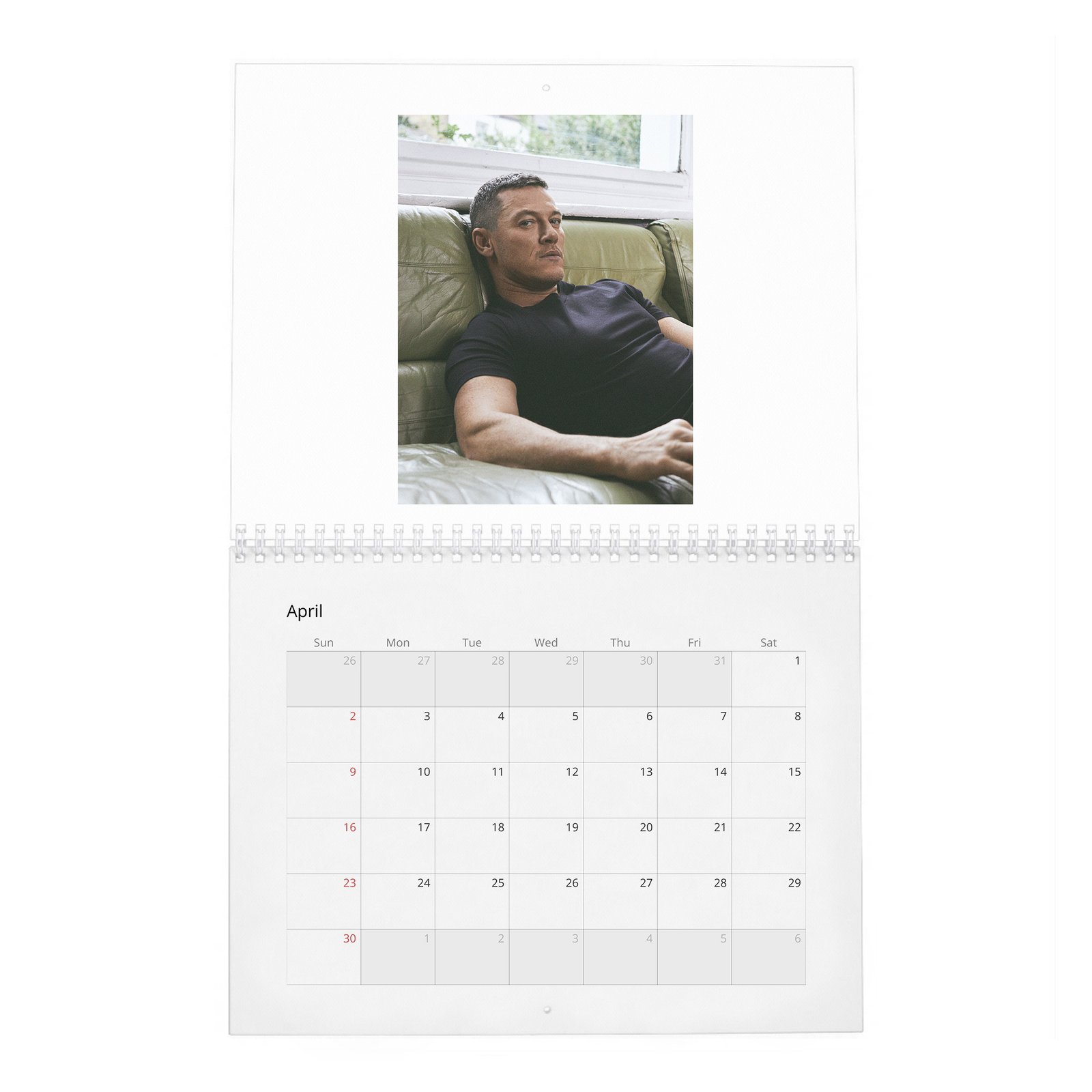 04 Luke Evans - Grit To Fight Back 2027 Wall Calendar