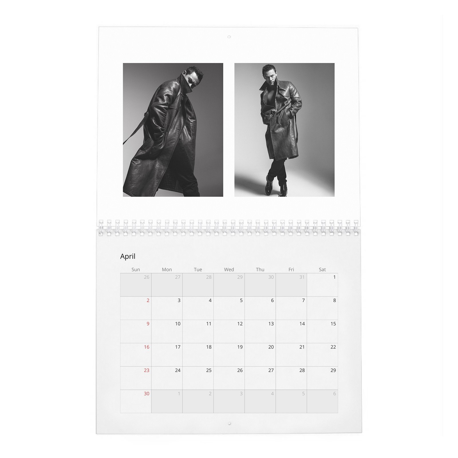 Luke Evans - Man About Town 2027 Wall Calendar