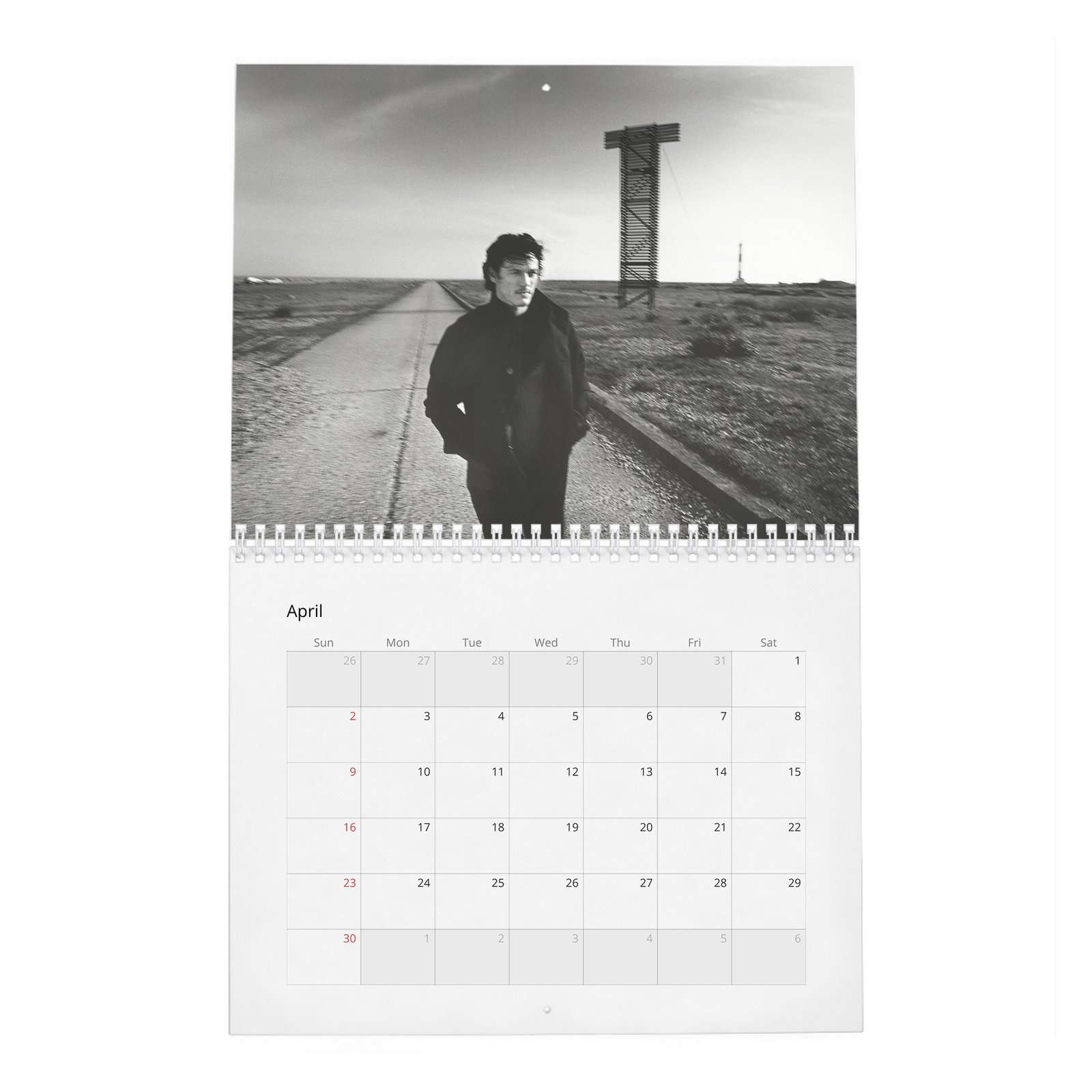 Luke Evans - Man On The Road 2027 Wall Calendar