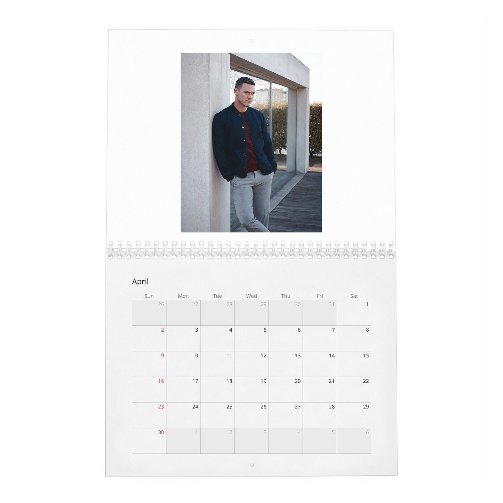 04 Luke Evans - The Go-To Guy 2027 Wall Calendar