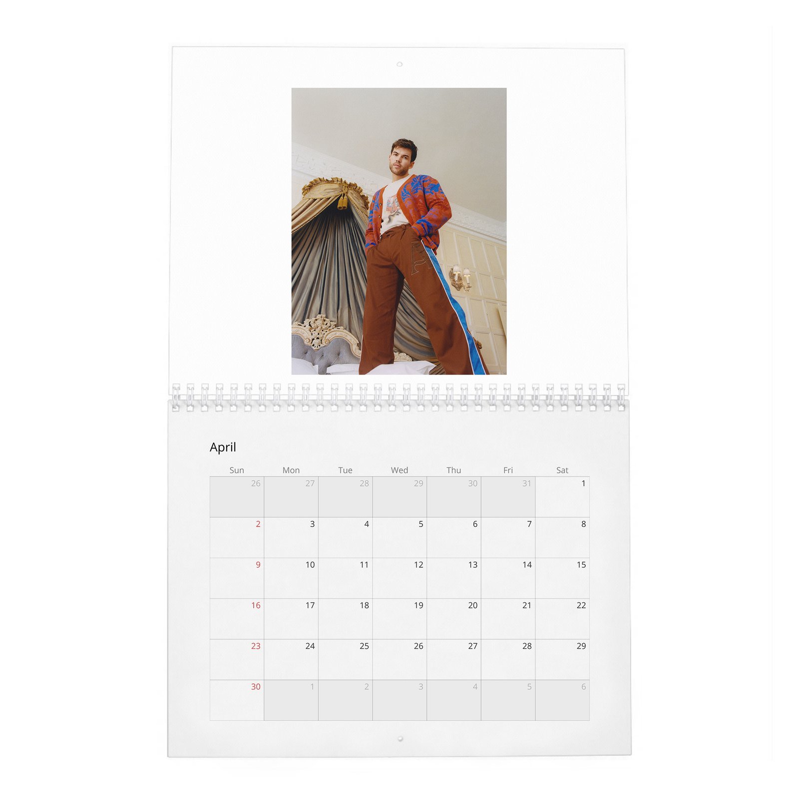 04 Luke Newton - Slow Burn 2027 Wall Calendar