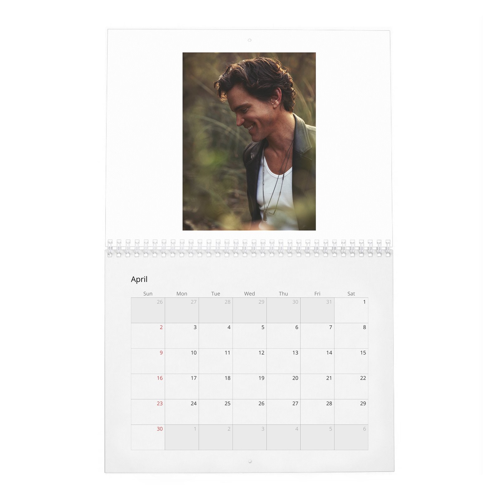 Matt Bomer - Let's Hear It For The Boys 2027 Wall Calendar