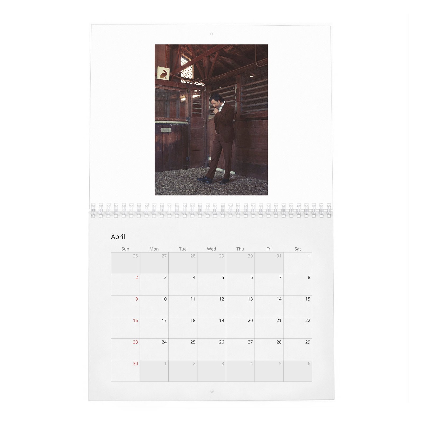 04 Milo Ventimiglia - Emotional Appeal 2027 Wall Calendar