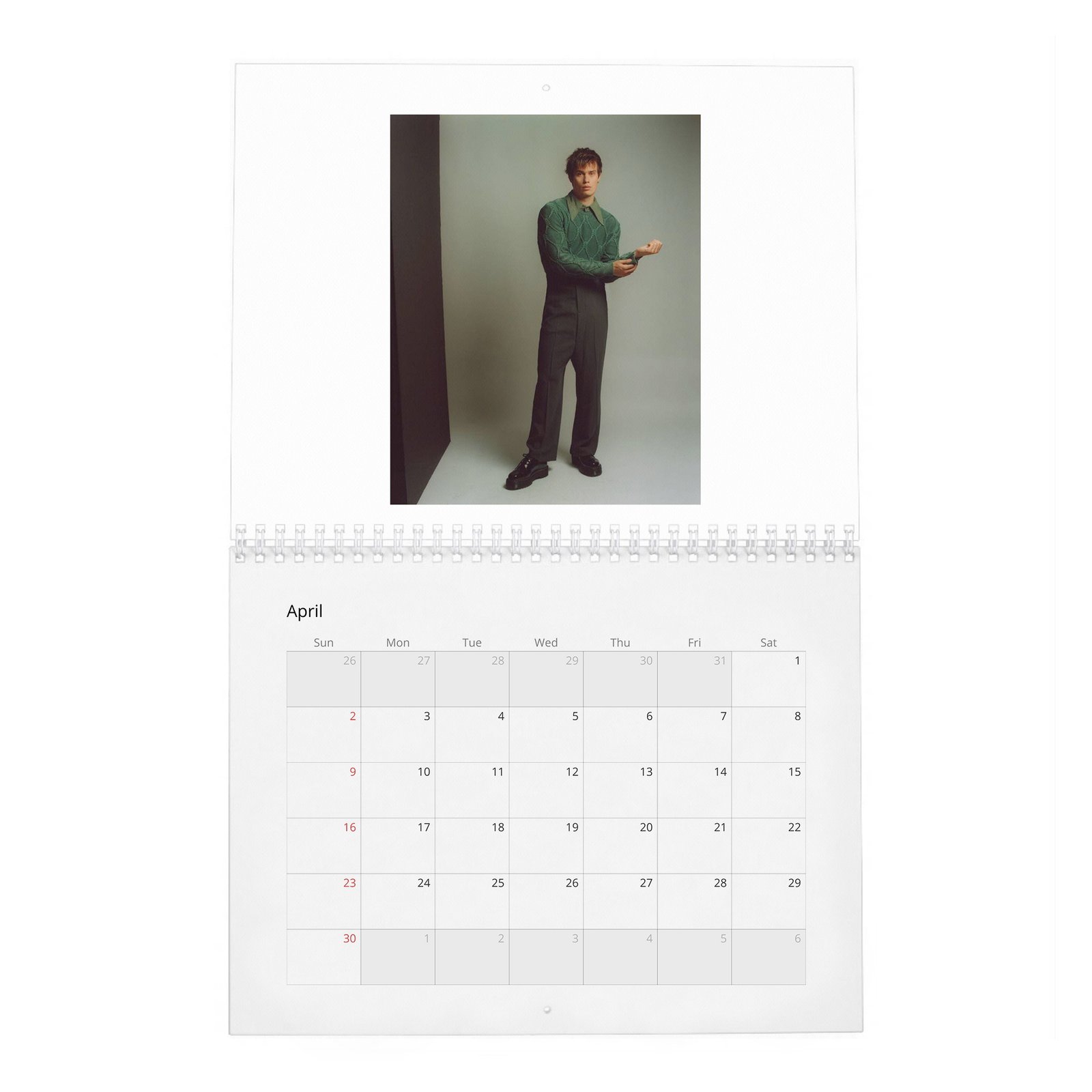 04 Nicholas Galitzine - In Conversation 2027 Wall Calendar