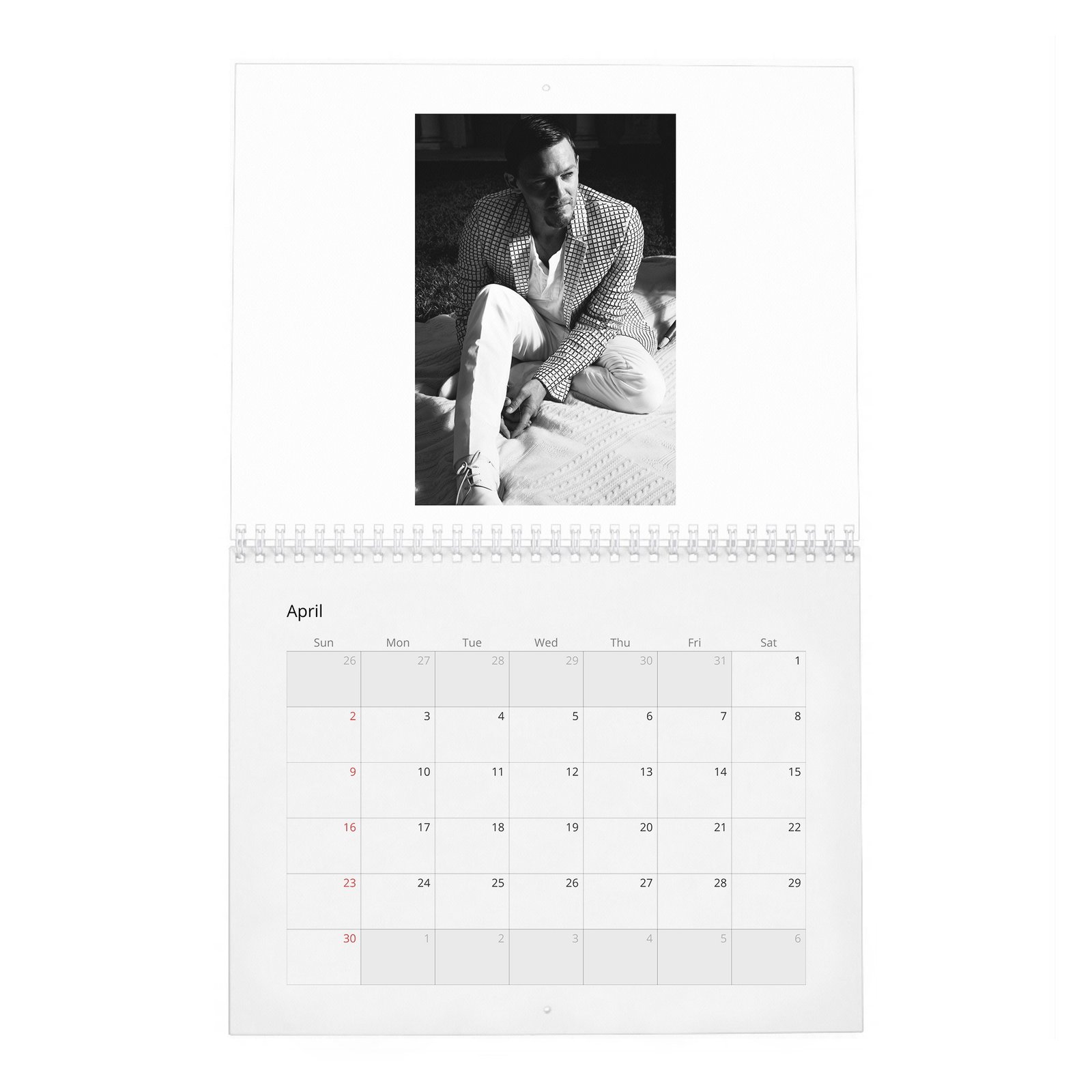 04 Norman Reedus - Flaunt Vol.1 2027 Wall Calendar