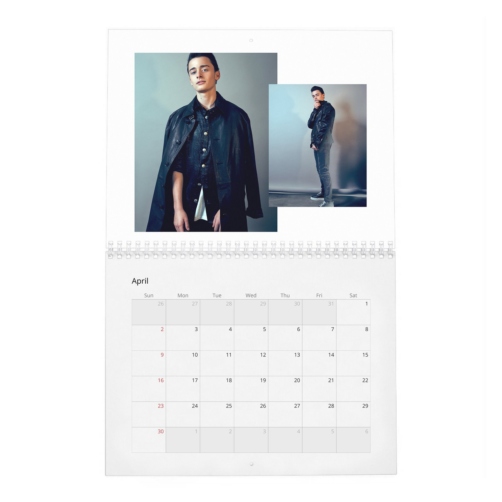 04 Noah Schnapp - Fame Found Him 2027 Wall Calendar