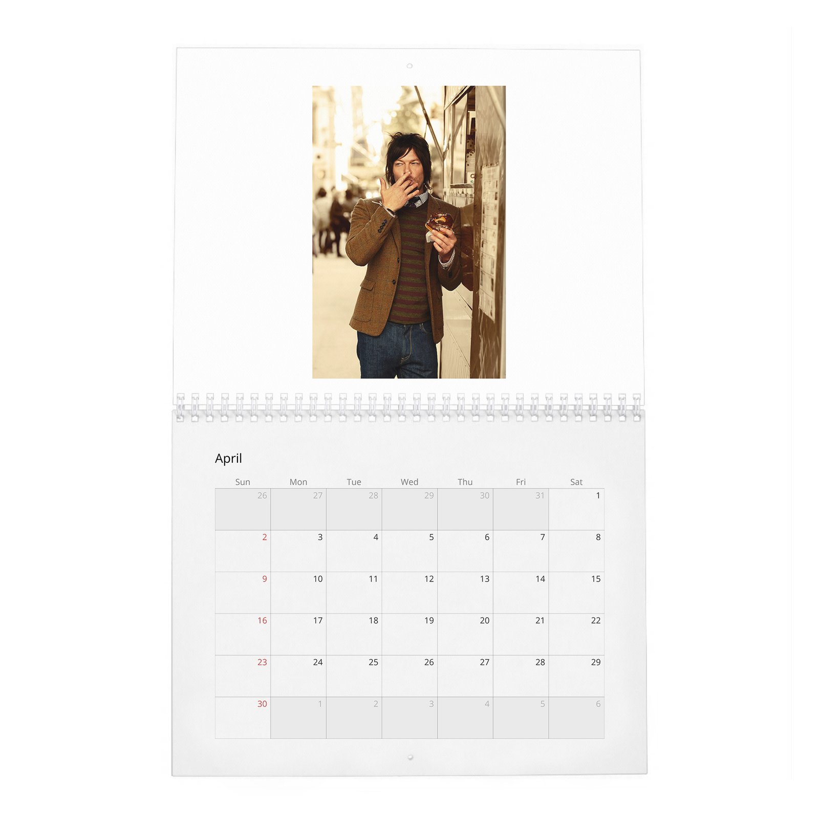 Norman Reedus - New York Rhapsody 2027 Wall Calendar