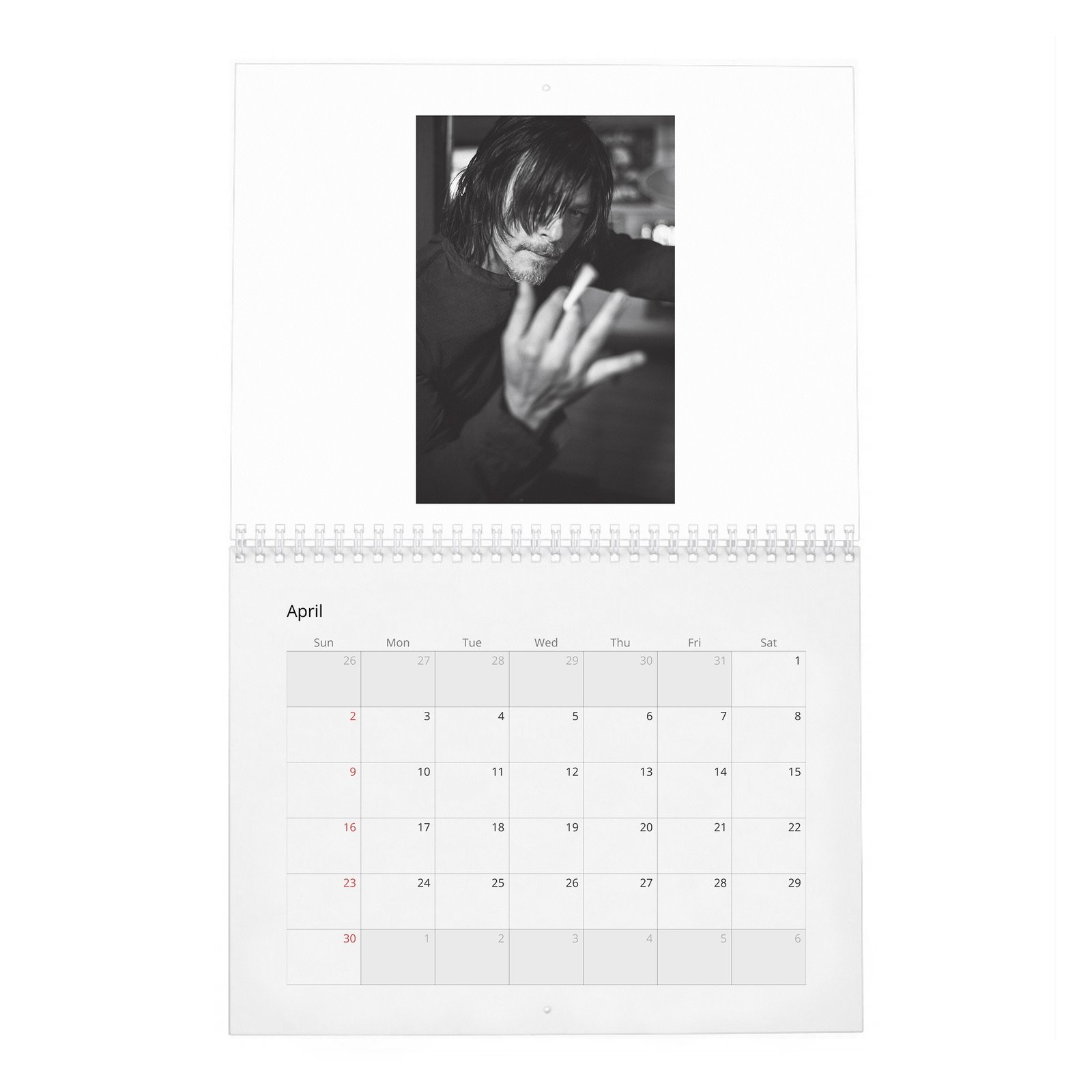 04 Norman Reedus - So It Goes 2027 Wall Calendar