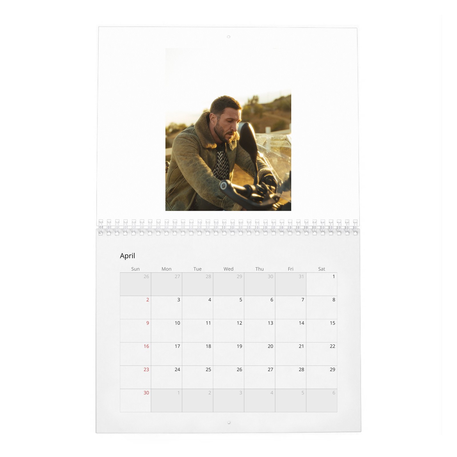 04 Pablo Schreiber - Superhero Warrior 2027 Wall Calendar