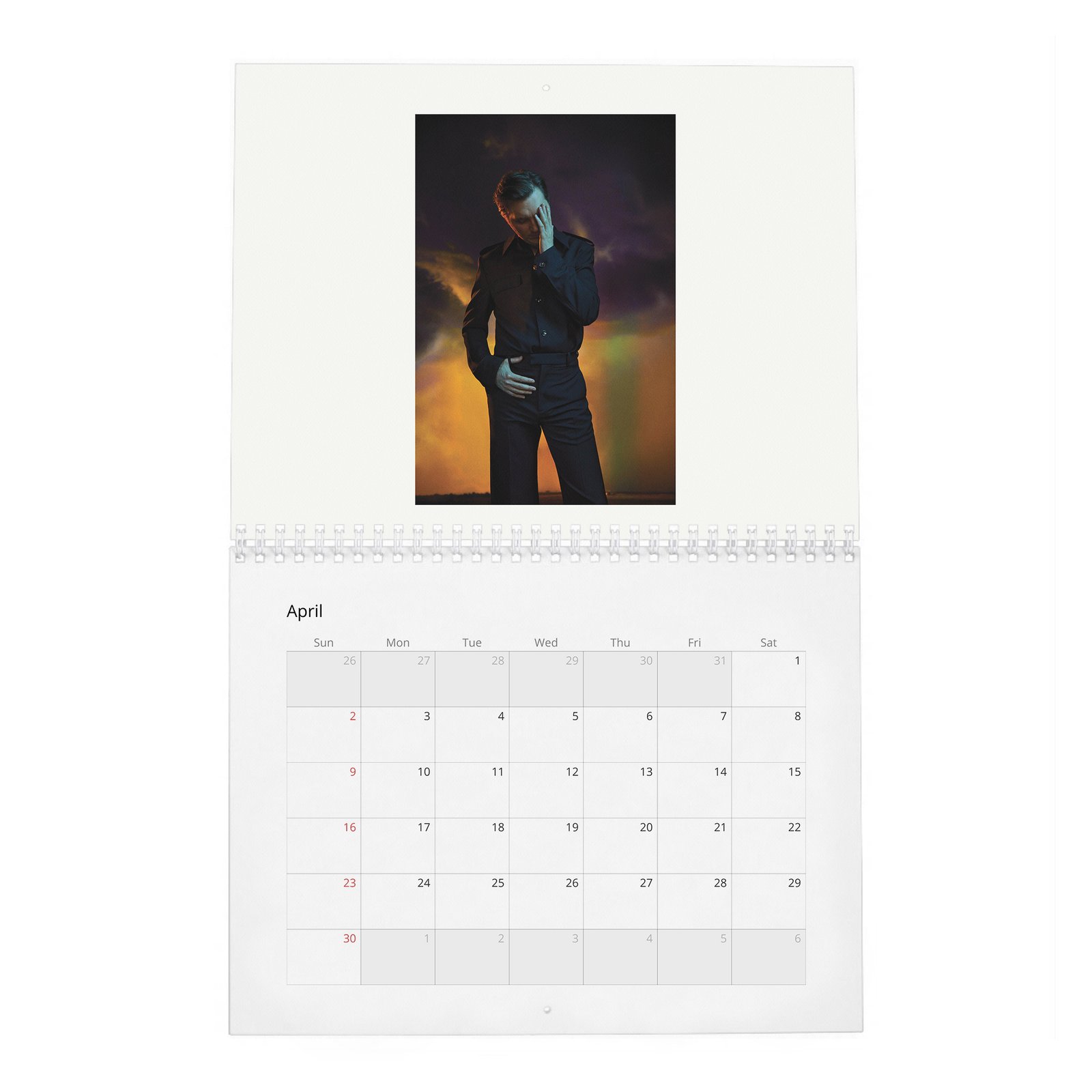 04 Paul Dano - Flaunt 2027 Wall Calendar