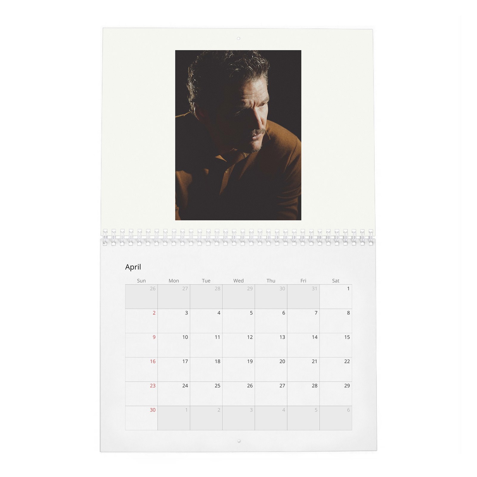 04 Pedro Pascal - Flaunt 2027 Wall Calendar