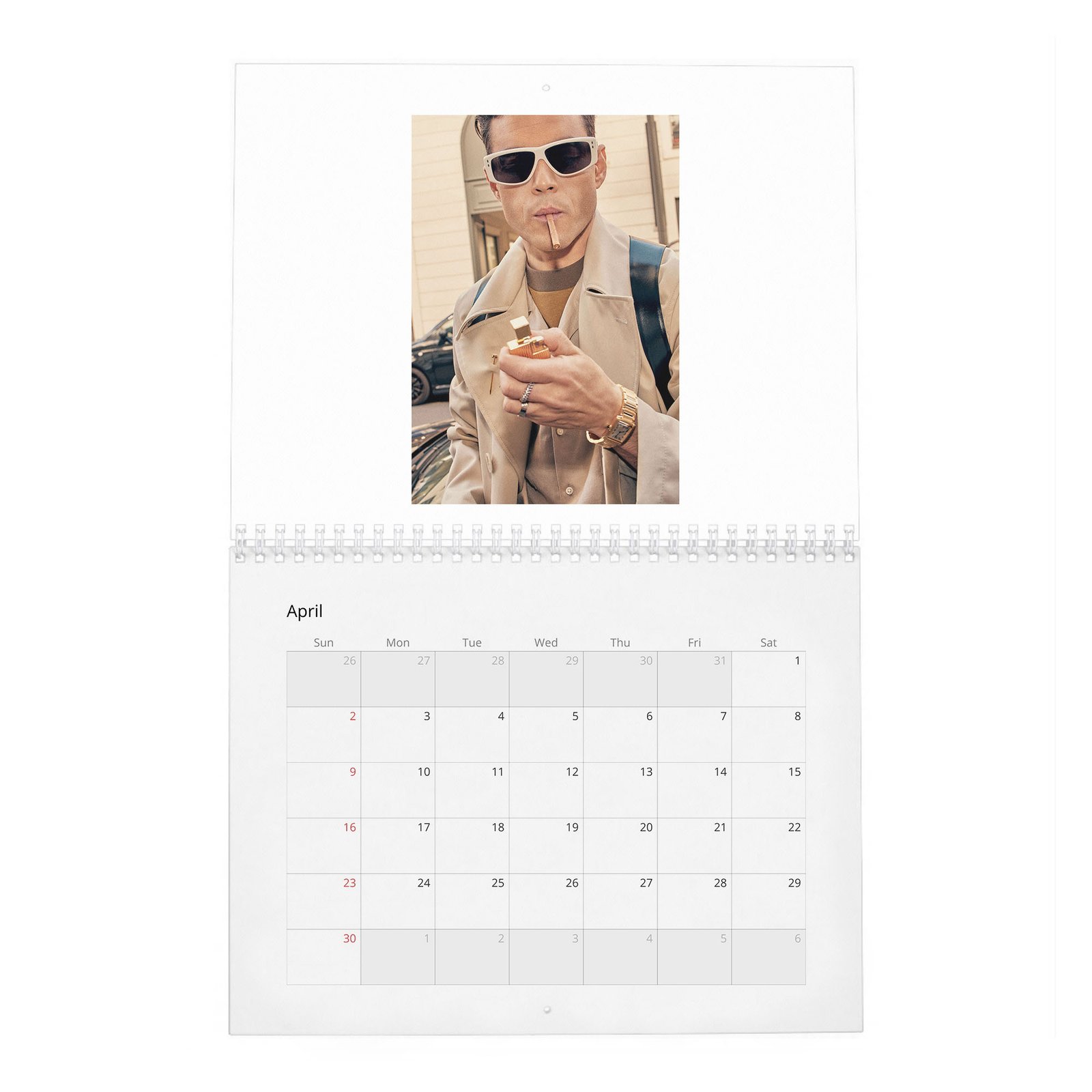 Rami Malek - Without Limits 2027 Wall Calendar