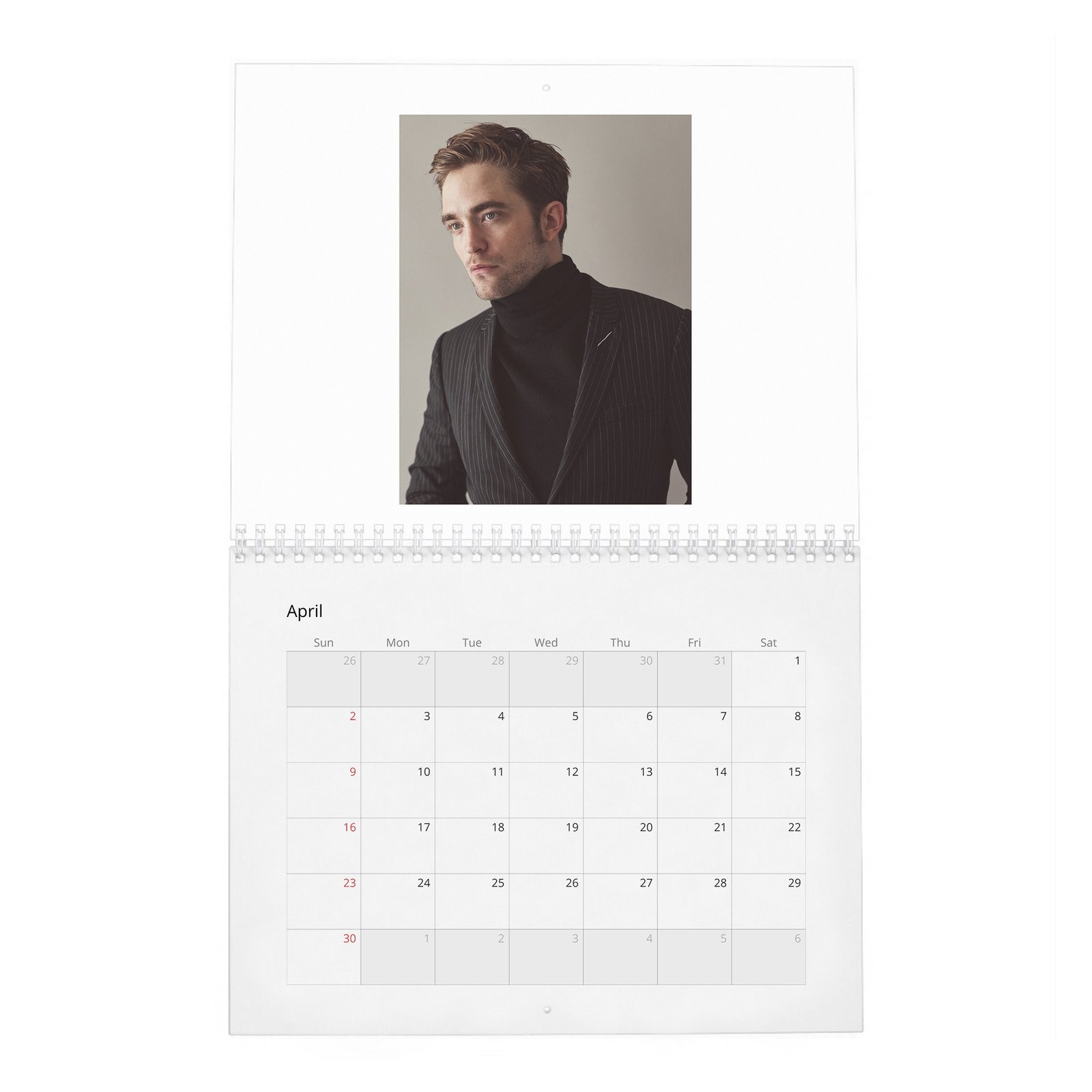 04 Robert Pattinson - Playing By His Own Rules 2027 Wall Calendar
