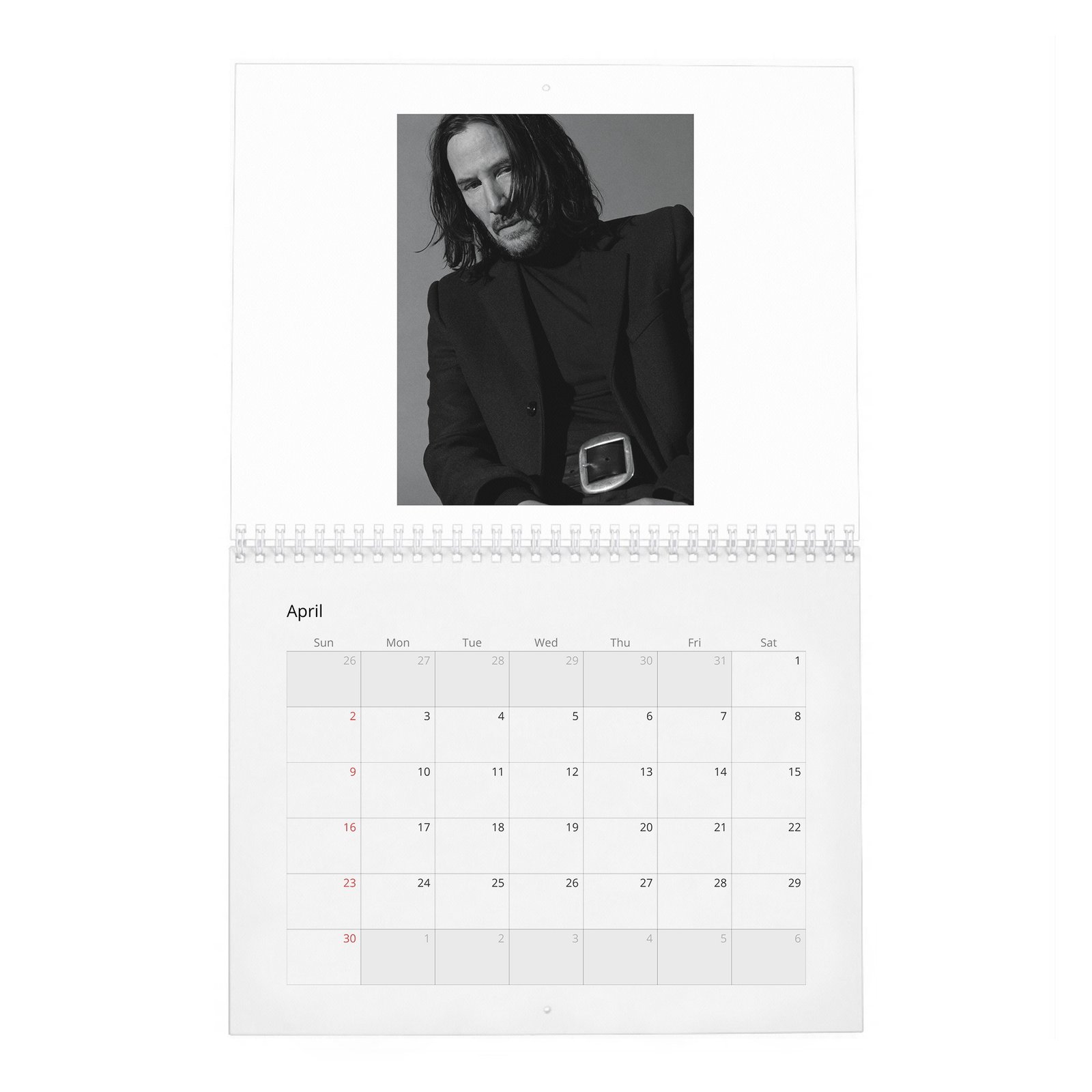 04 Keanu Reeves - The Legend Of 2027 Wall Calendar