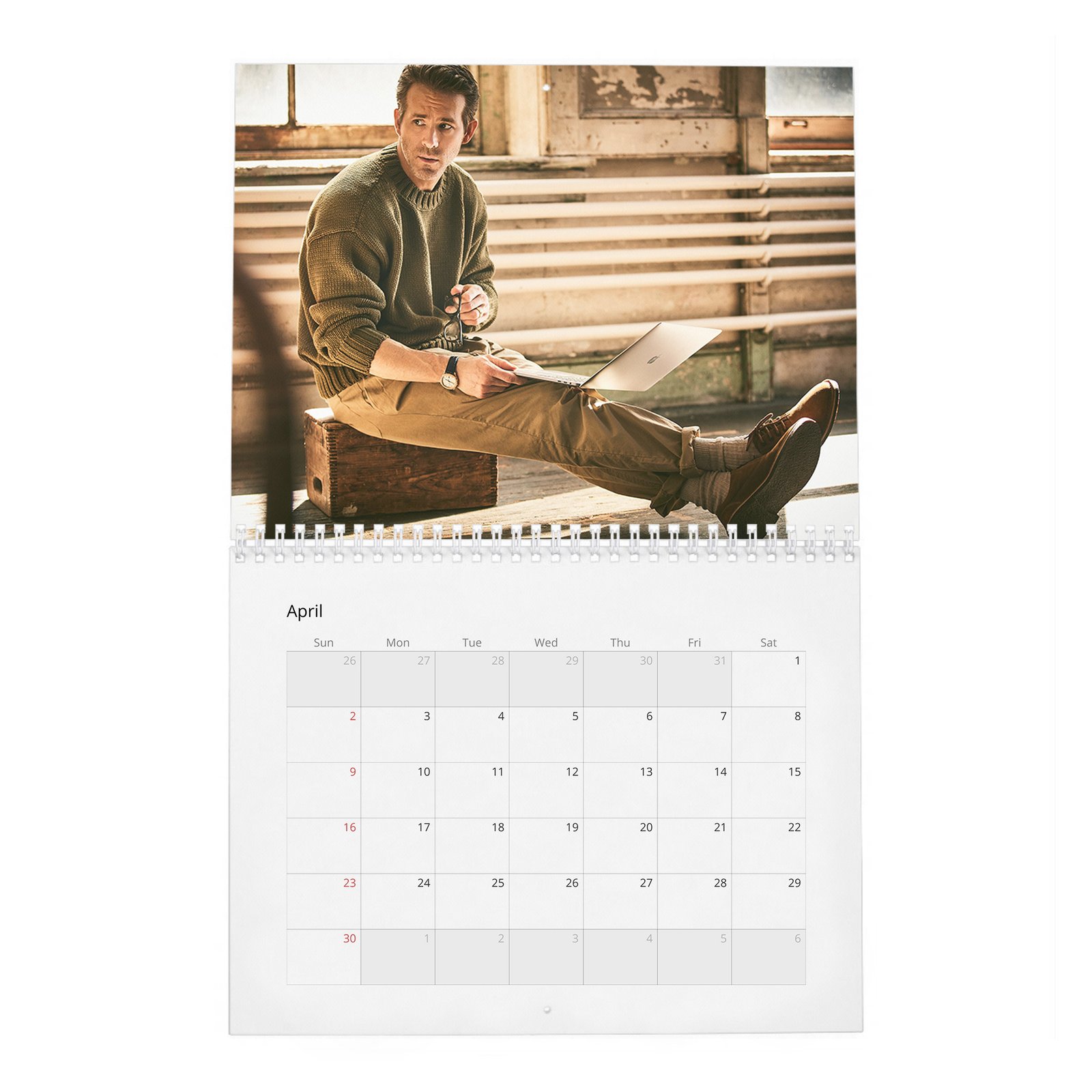 04 Ryan Reynolds - What Keeps Up At Night 2027 Wall Calendar